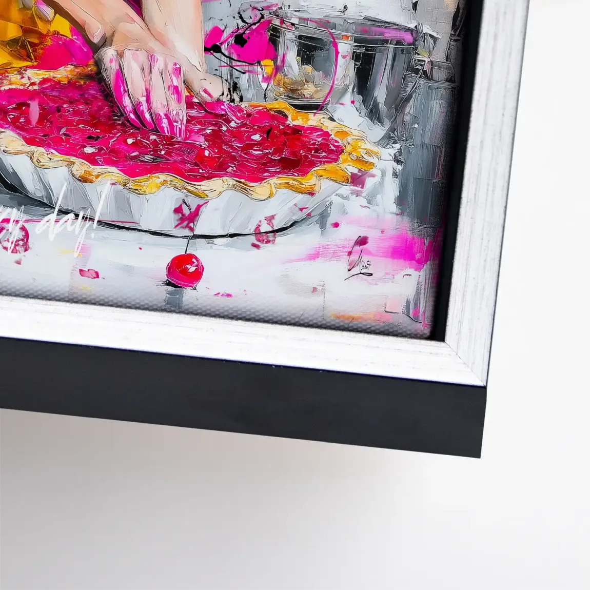 Cherry Bliss Audrey Hepburn Leinwand Bild