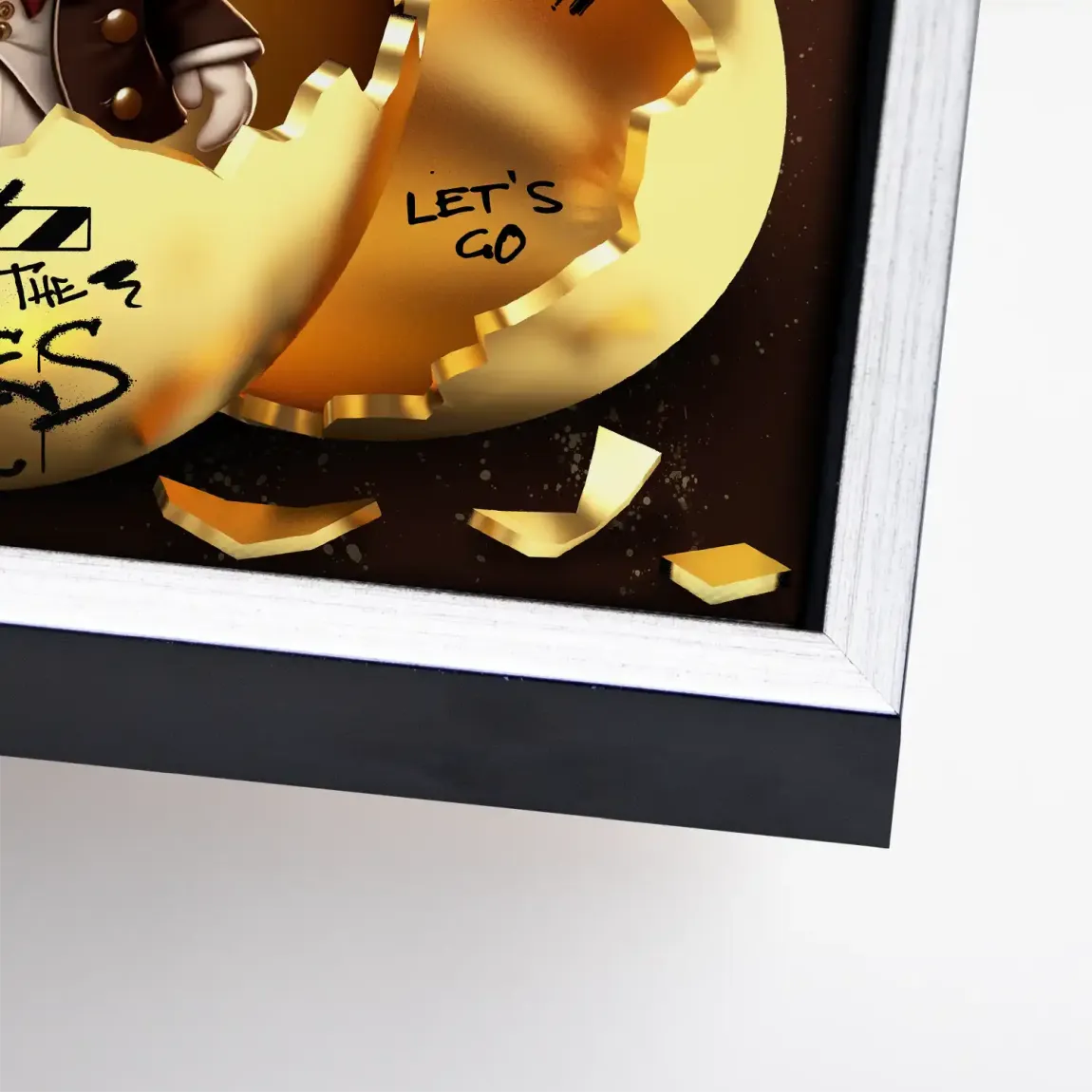 Money Master Dagobert Duck Leinwand Bild