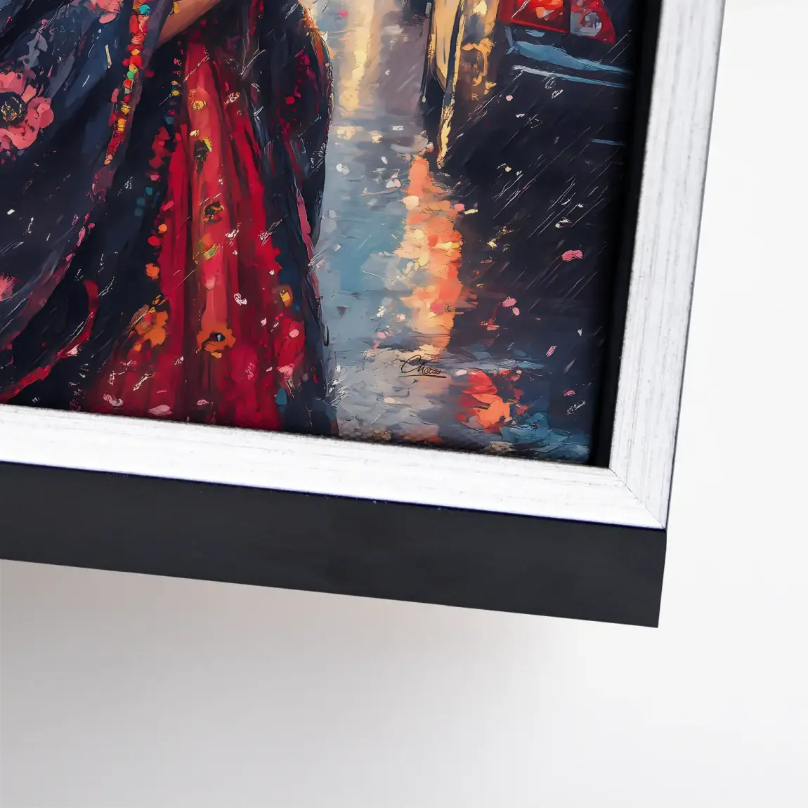 Frida im Abendregen Leinwand Bild INGALERIE