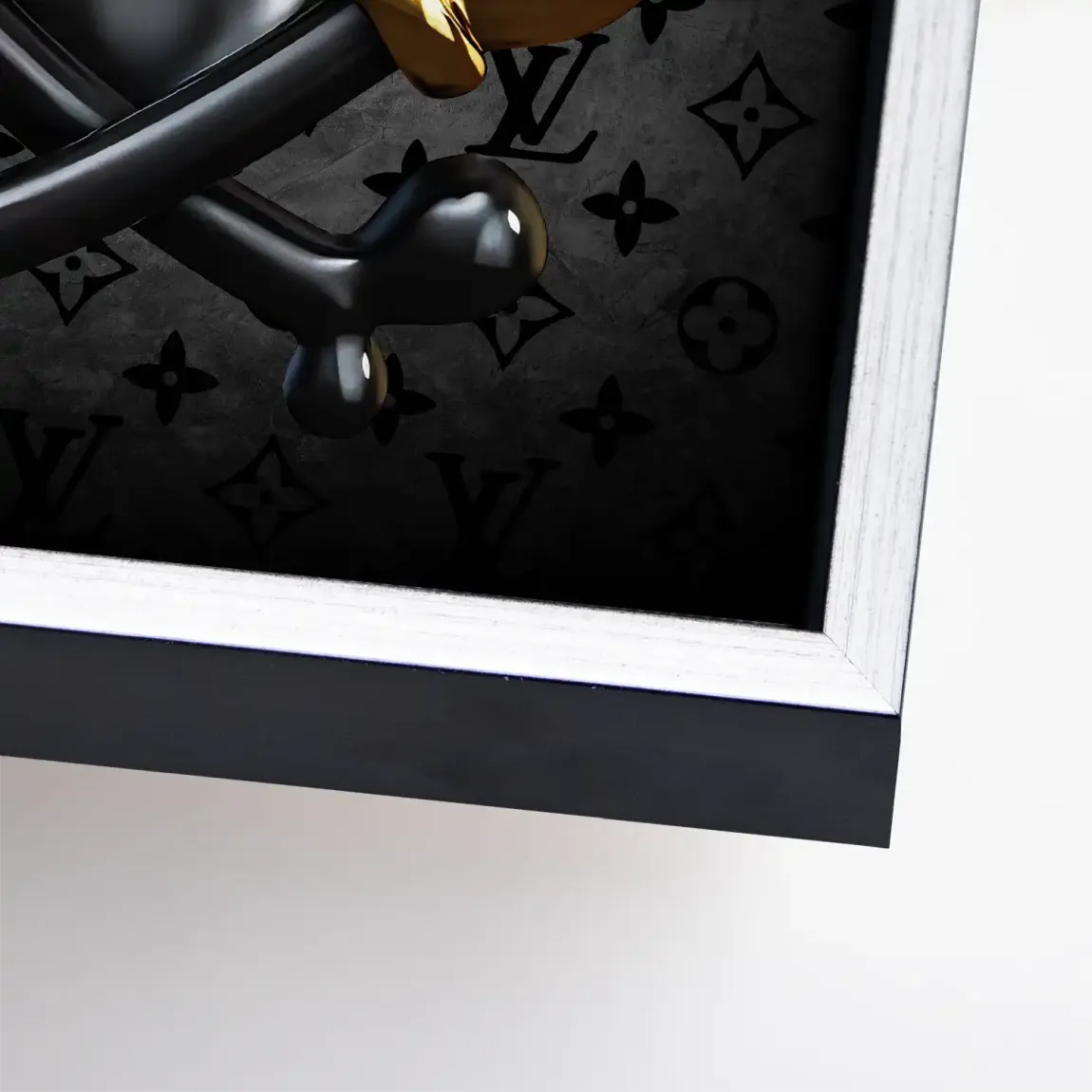 Money Skull Duck Leinwand Bild