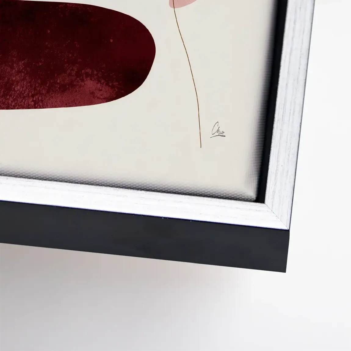 Velvet Shape Leinwand Bild