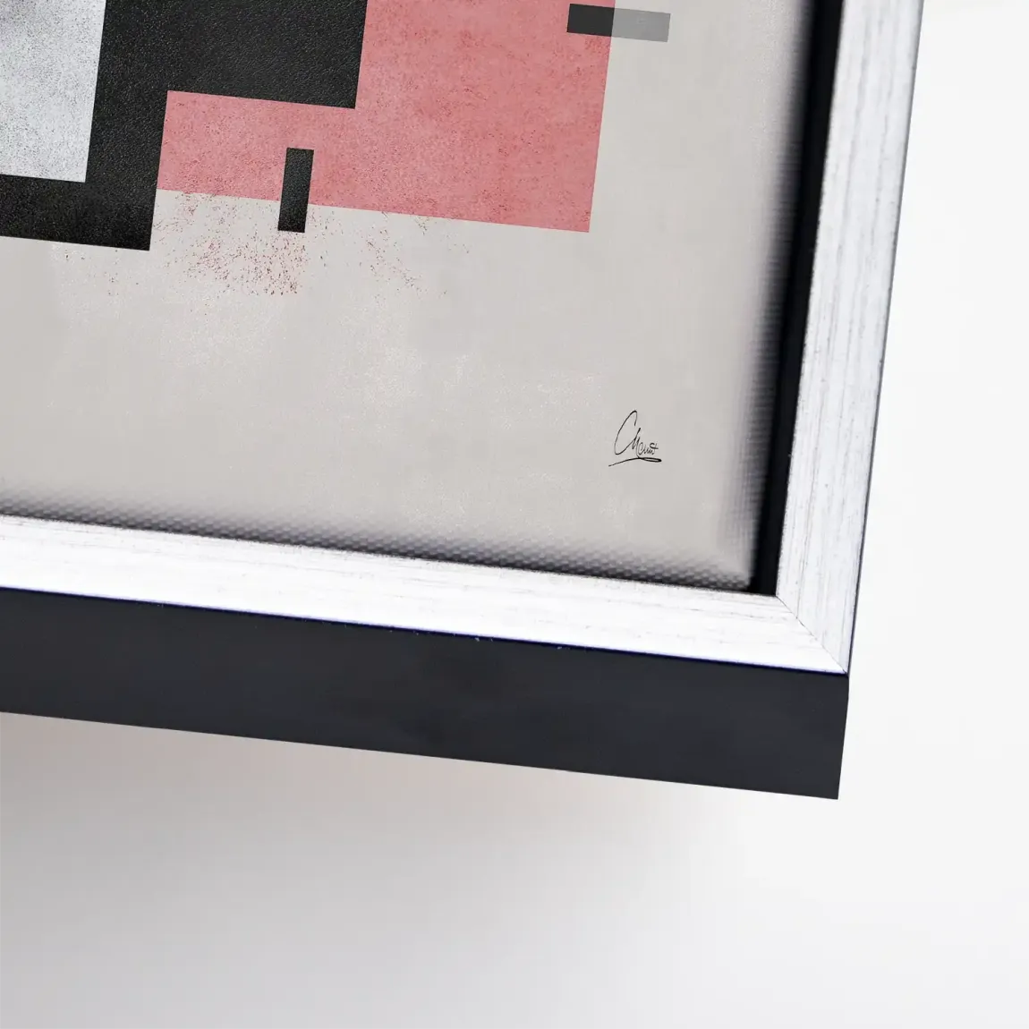 Geometric Aura Leinwand Bild