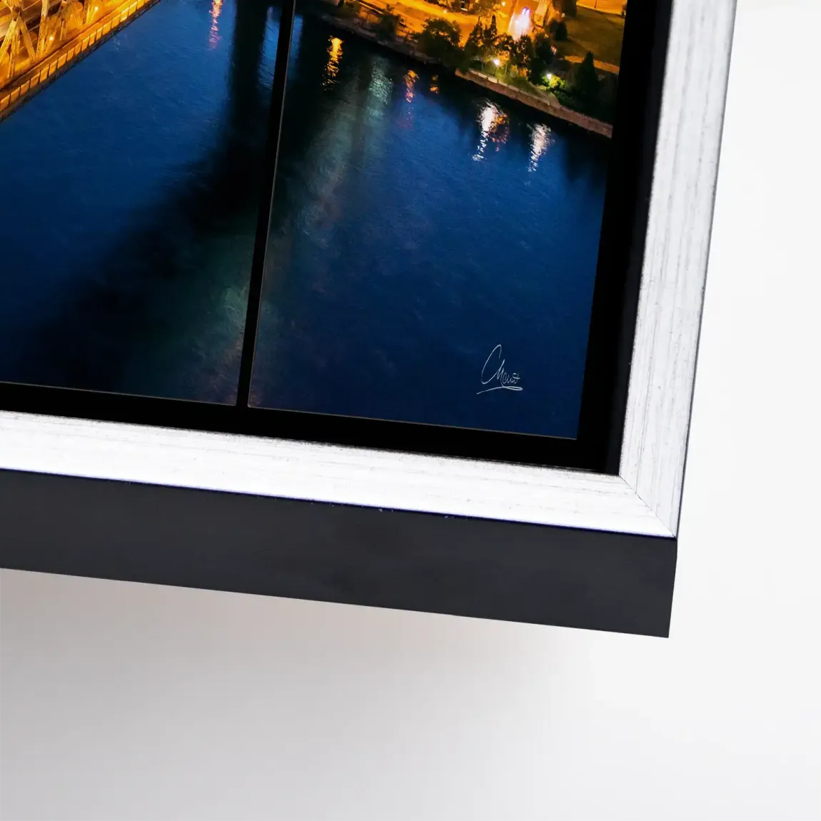 City Lights Manhattan Leinwand Bild