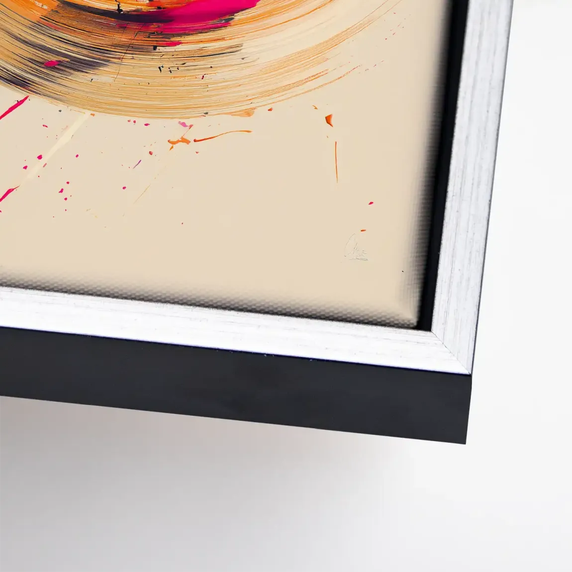 Bewegte Farbe Abstrakt Leinwand Bild