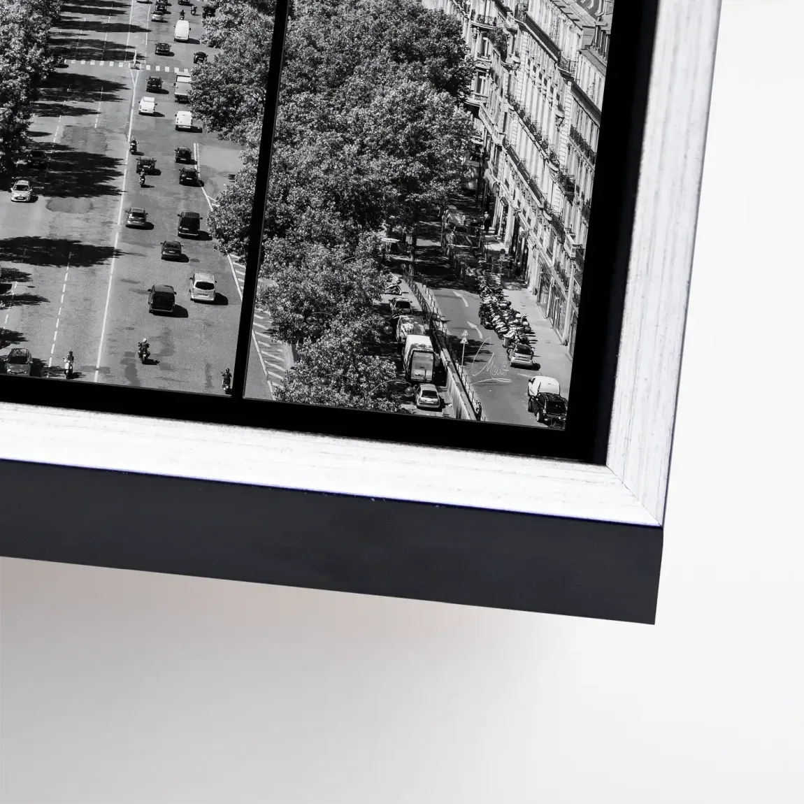 Skyline Avenue Paris Leinwand Bild