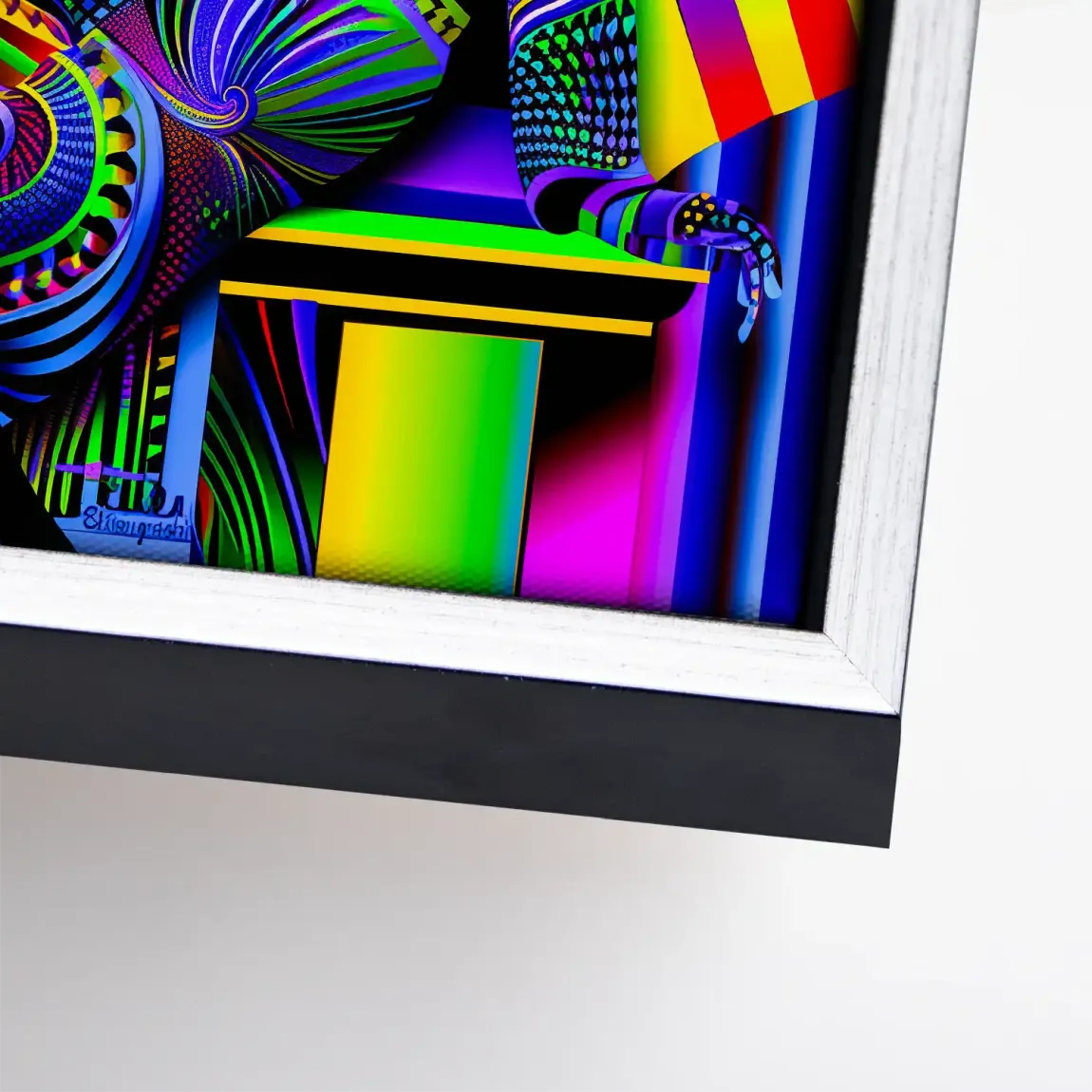 Abstrakt Glamour Leinwand Bild INGALERIE