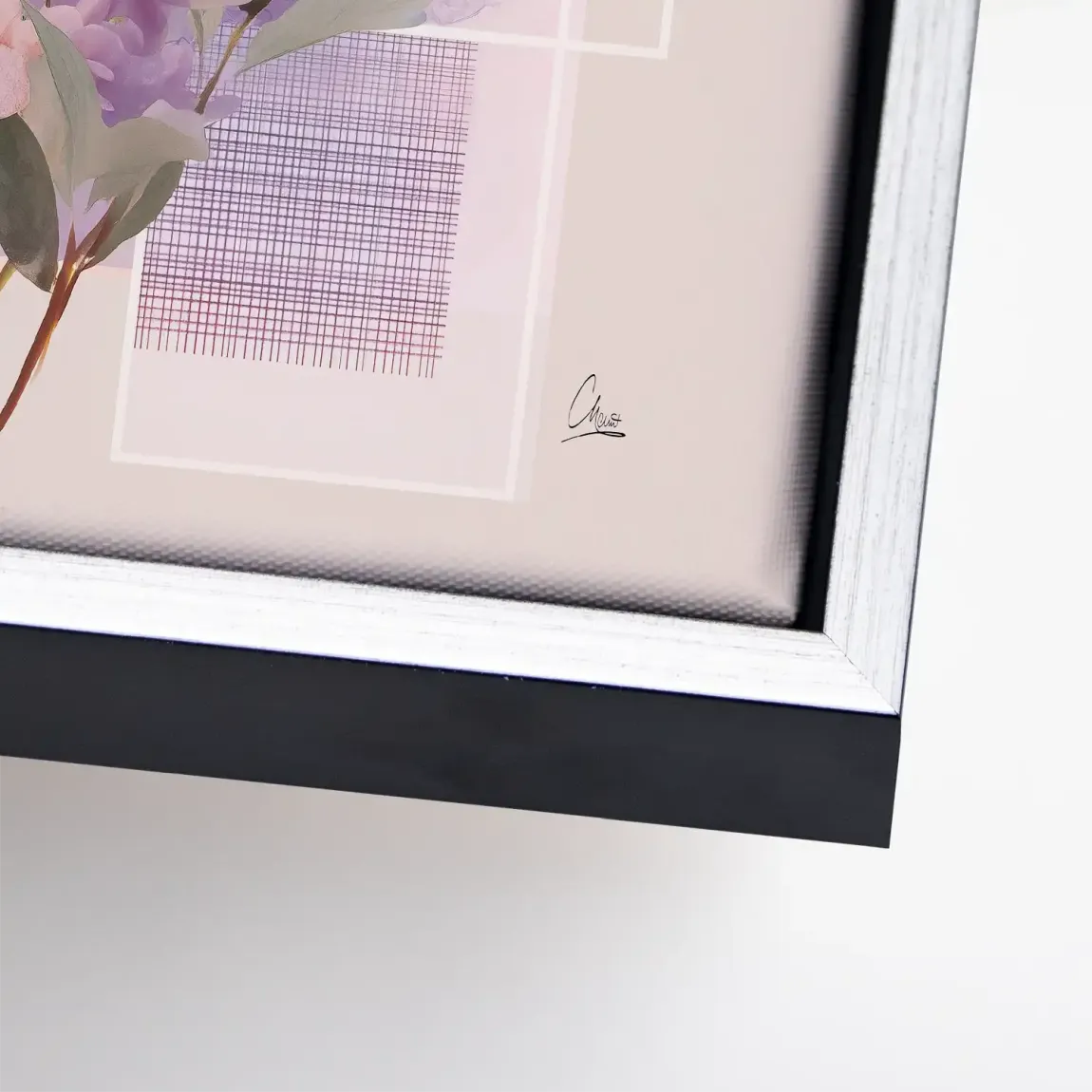 Soft Petal Harmony Leinwand Bild