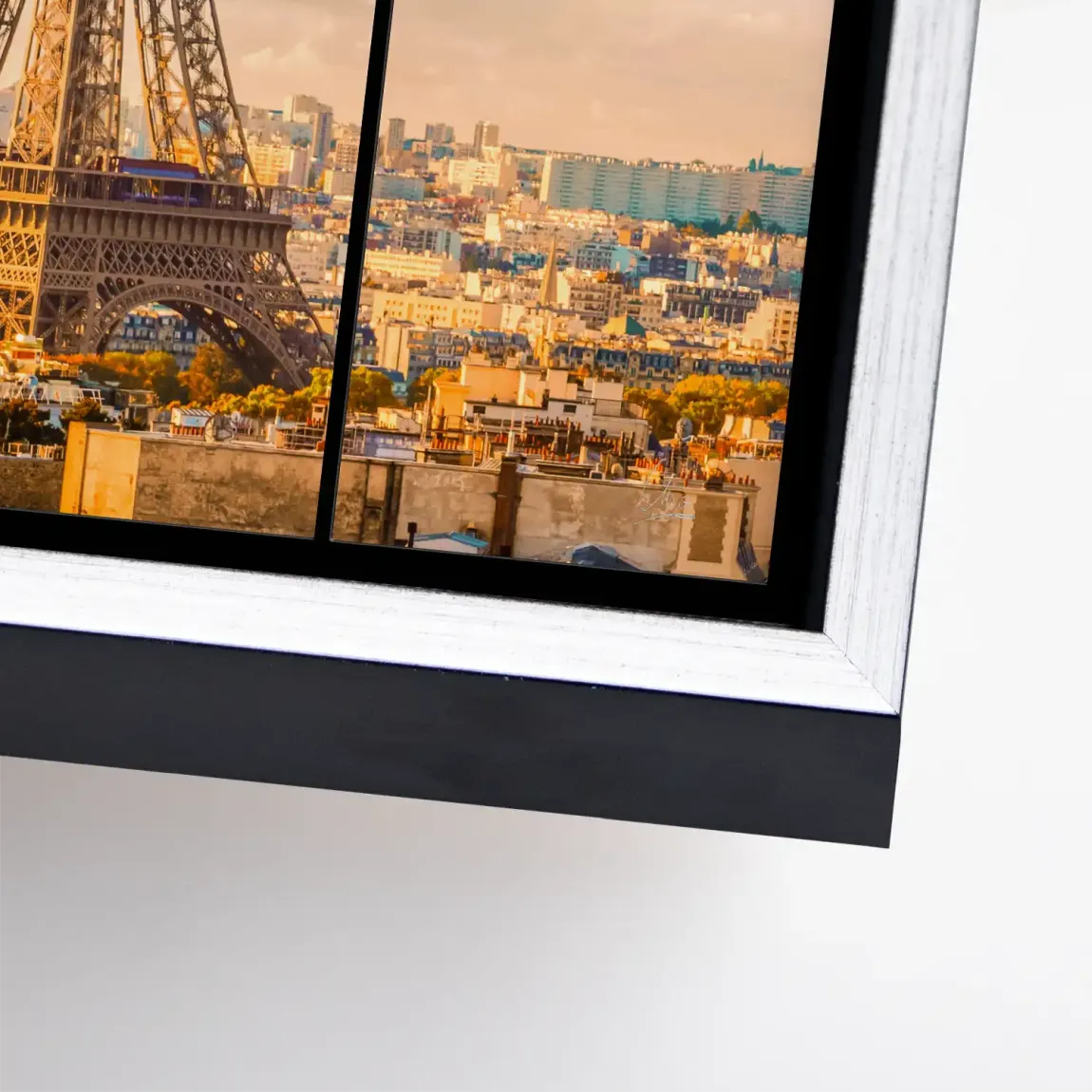 Morning Glow Paris Leinwand Bild