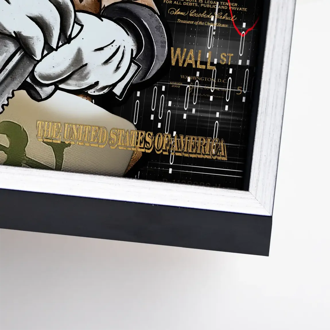 Financial Empire Duck Leinwand Bild