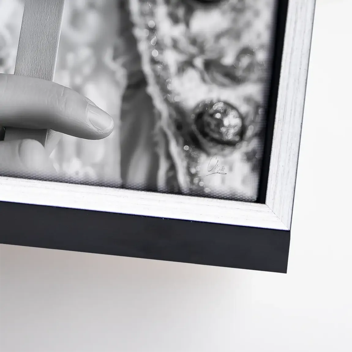 Gucci Ice Couture Noir Leinwand Bild