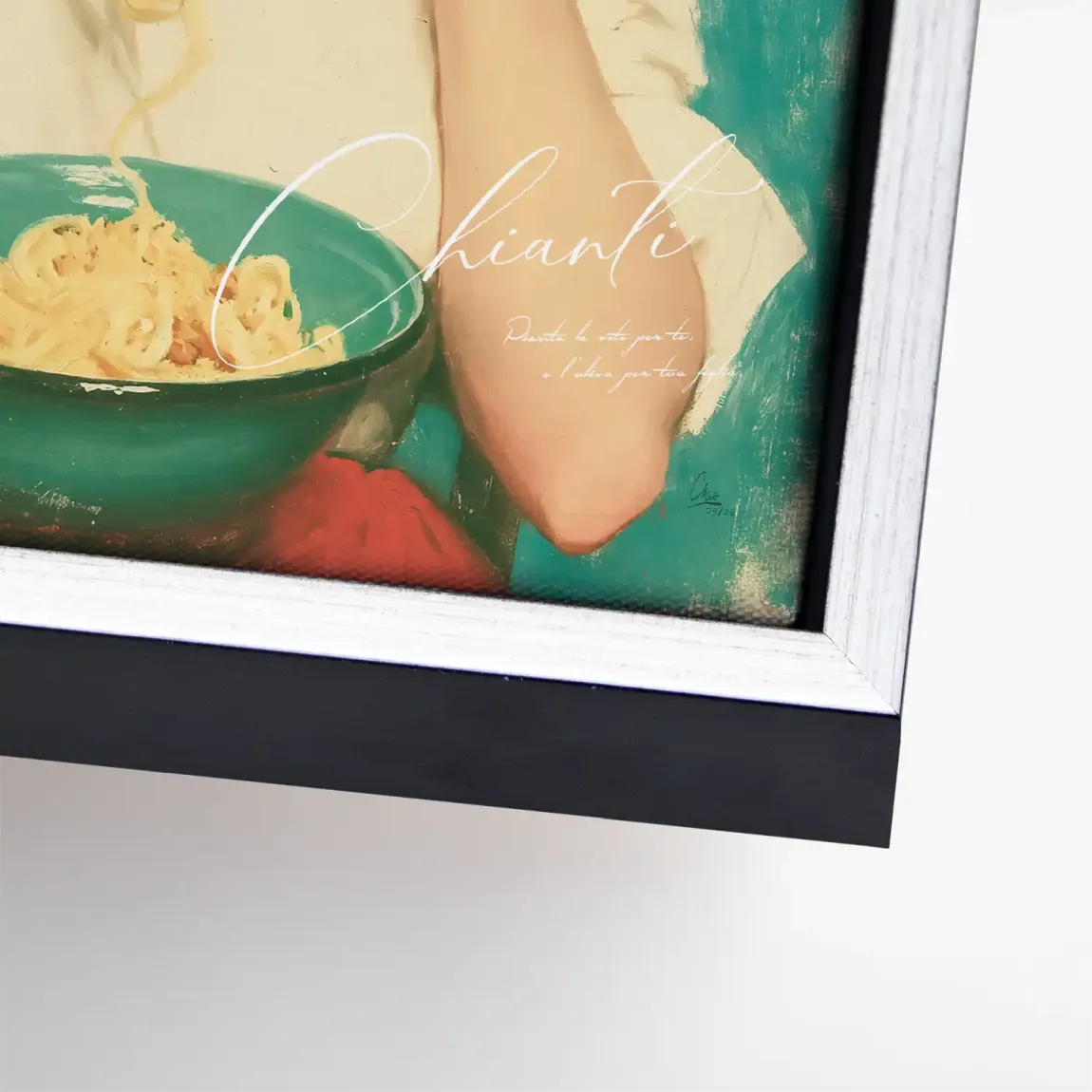 Marilyn Monroe Pasta Leinwand Bild