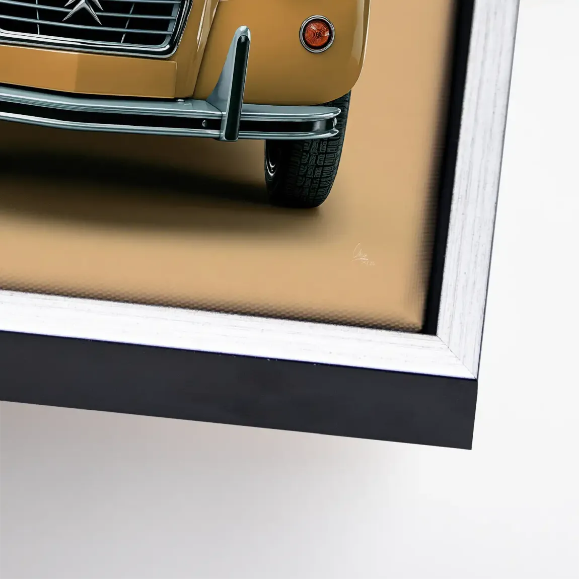 Citroen 2CV Voyage Leinwand Bild
