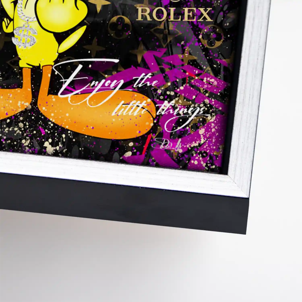 Pop Art Tweety Change the Rules Leinwand Bild INGALERIE