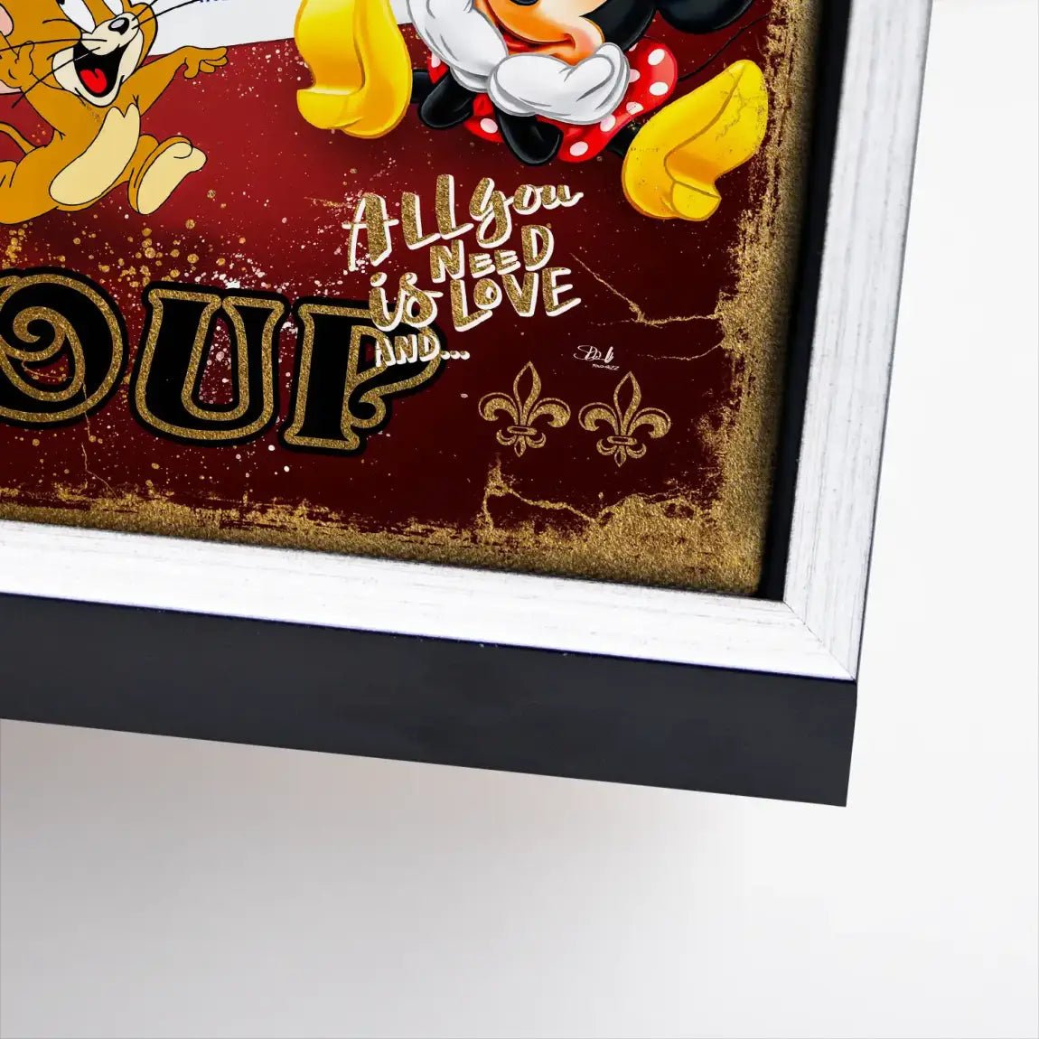 Micky Brillo Box Red Style Leinwand Bild INGALERIE