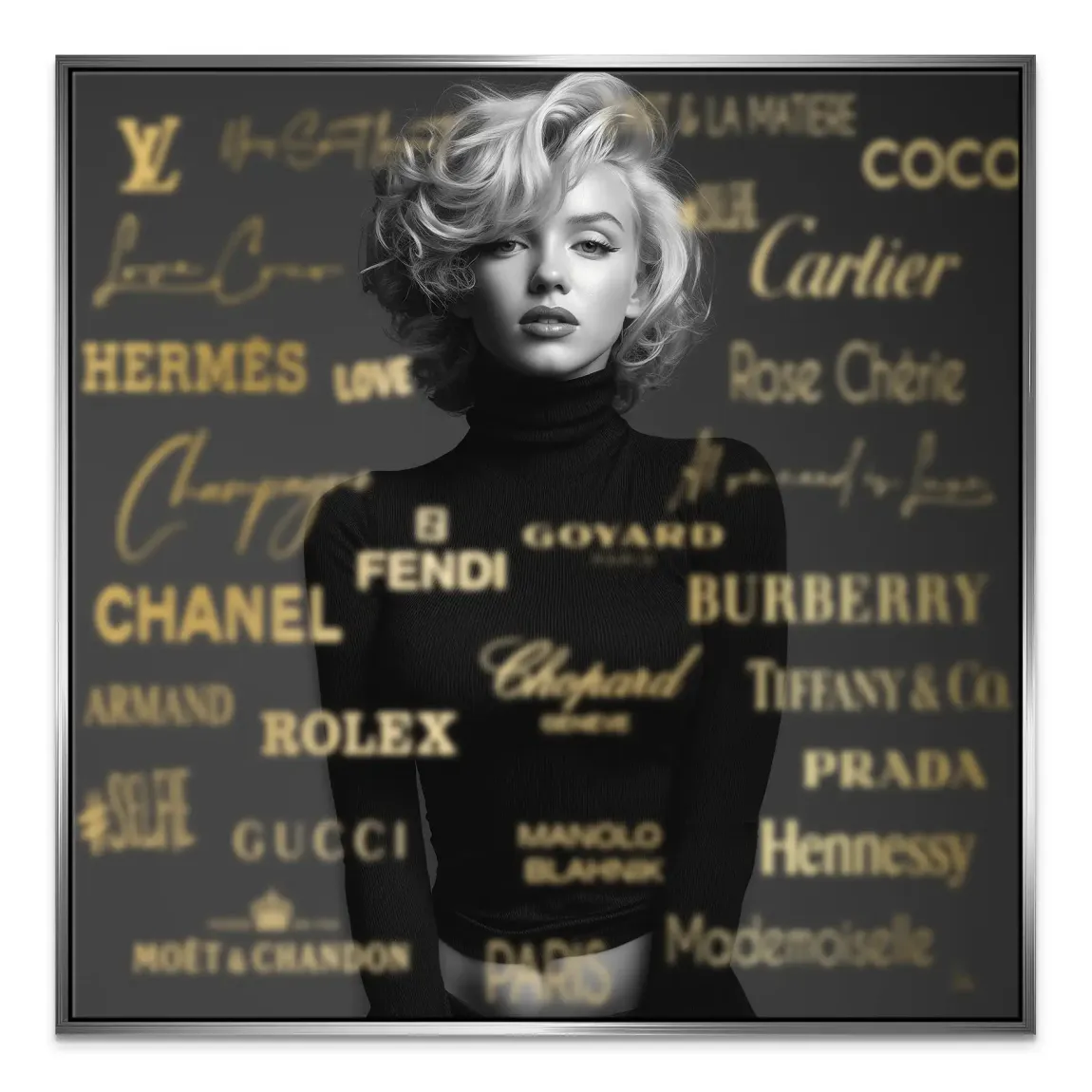 Marilyn Monroe Luxury Leinwand Bild