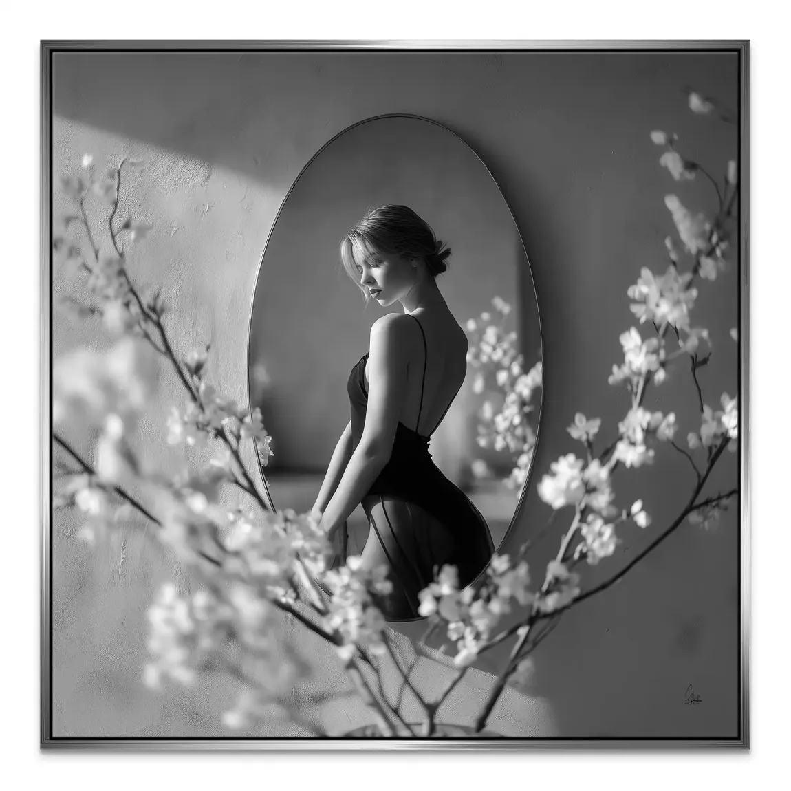 Velvet Muse Leinwand Bild