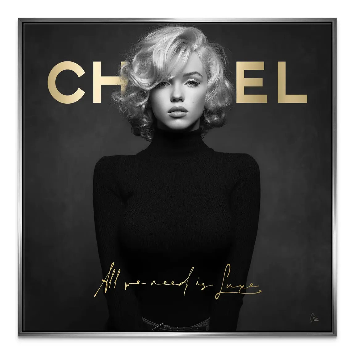 Marilyn Luxe Art Leinwand Bild