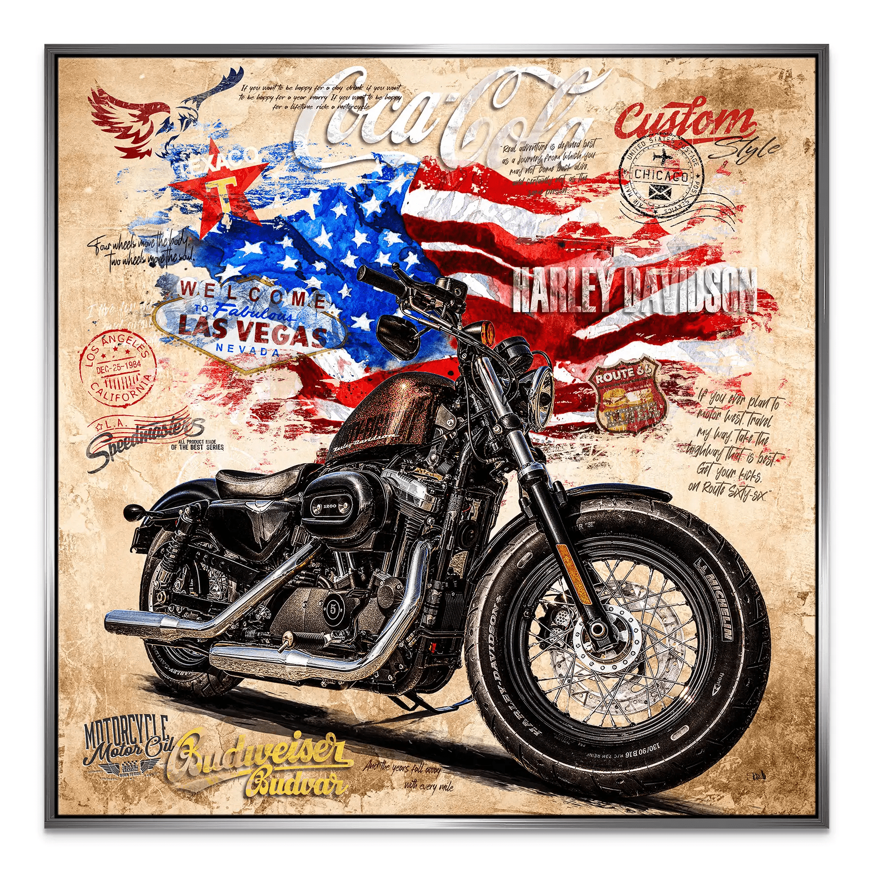 American Pulse auf Leinwand INGALERIE