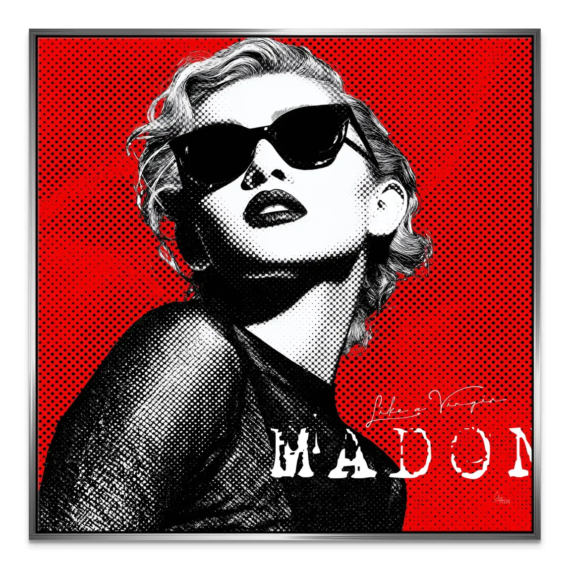 Rebel Madonna Leinwand Bild