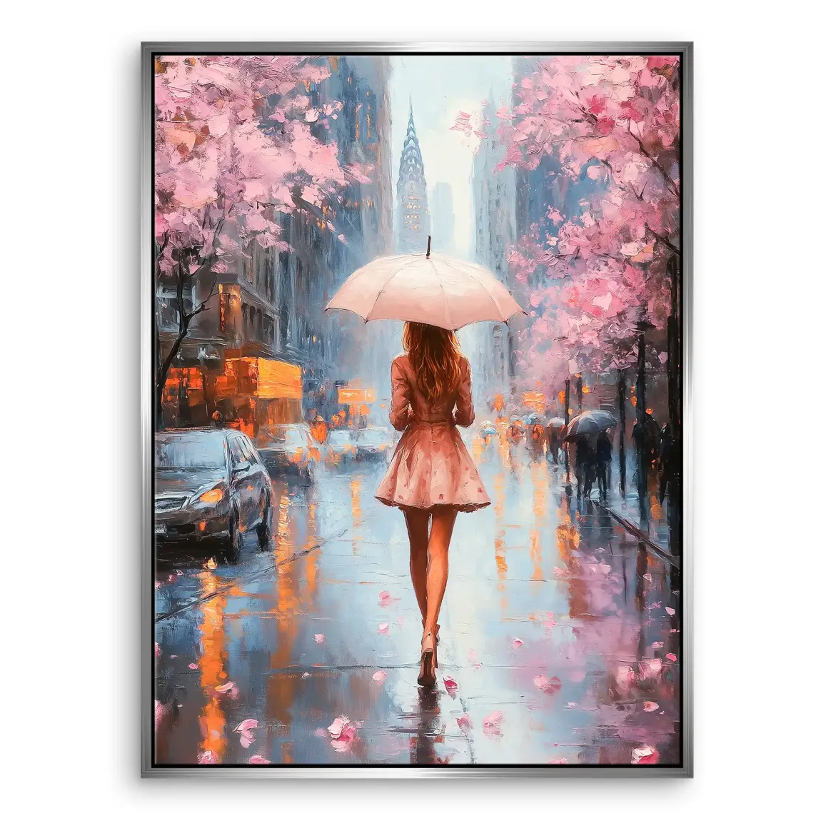 Color of Rain Leinwand Bild INGALERIE