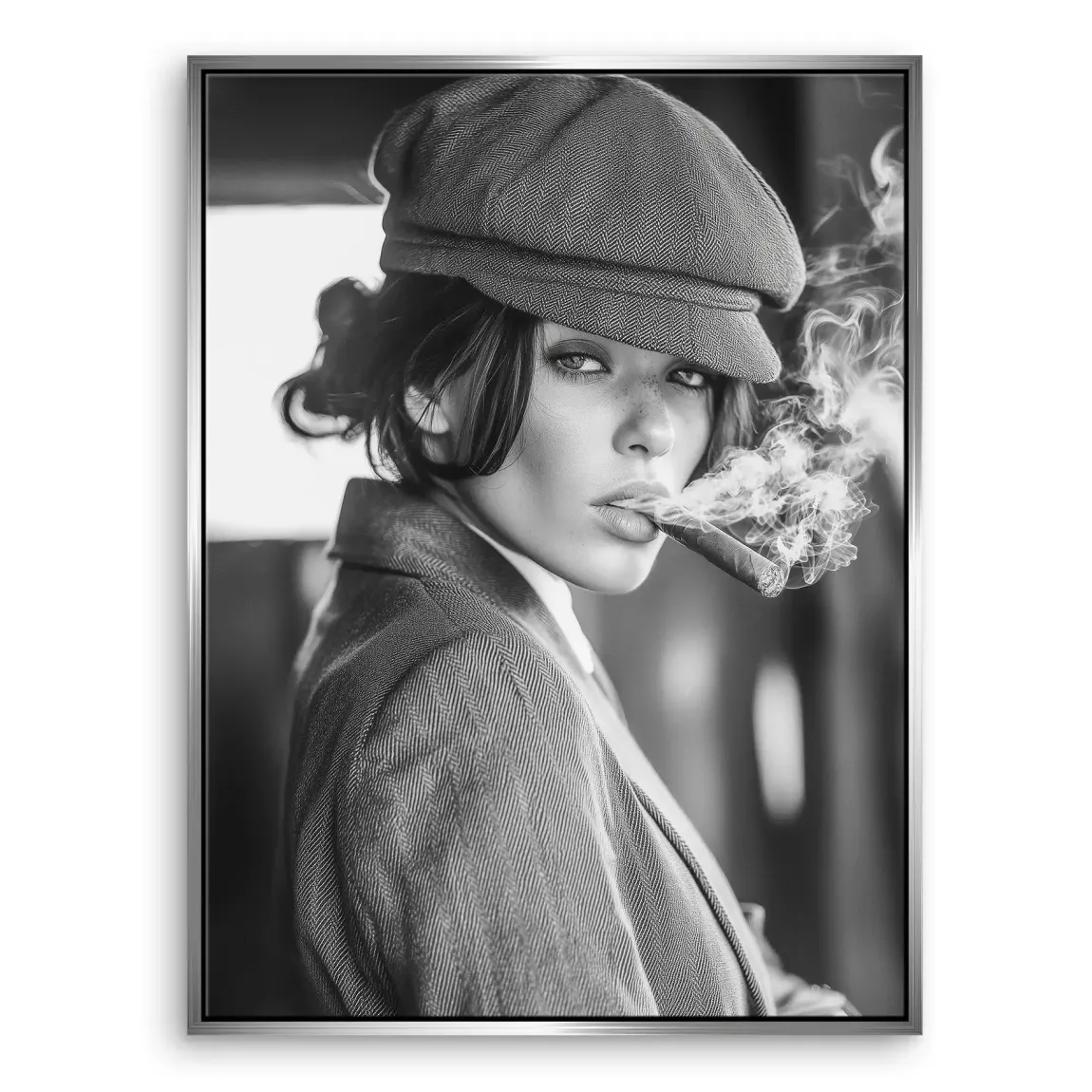 Smoke and Confidence Leinwand Bild
