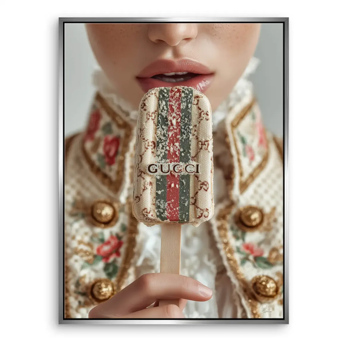 Gucci Ice Couture Leinwand Bild