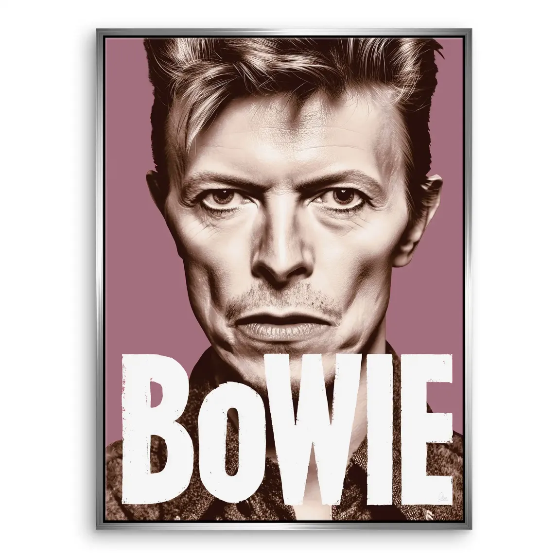 Starman Portrait Bowie Leinwand Bild