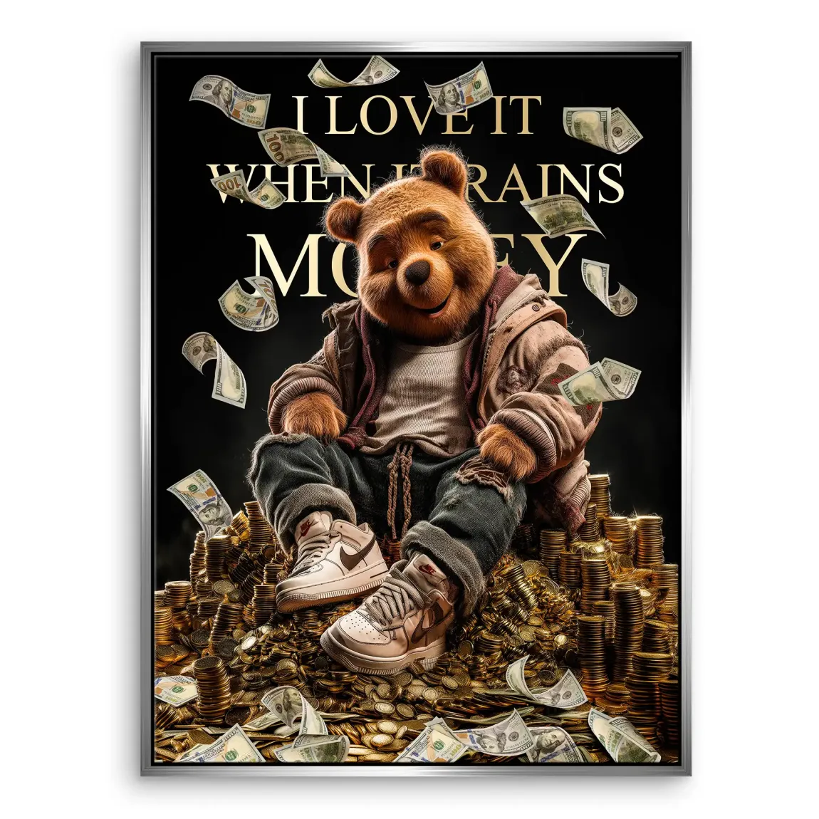 Winnie Puuh Rich Dreams Leinwand Bild INGALERIE