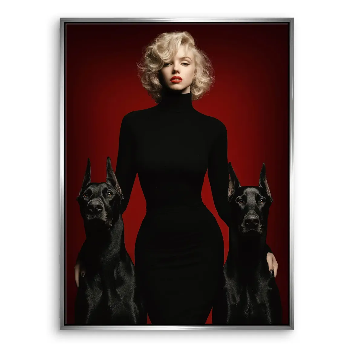 Majesty Marilyn Monroe Leinwand Bild
