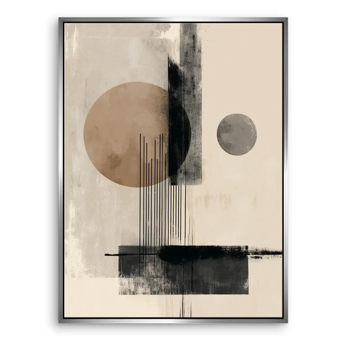 Linear Essence Abstrakt Leinwand Bild