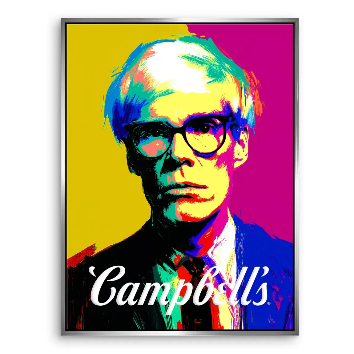 Campbell Popart Leinwand Bild