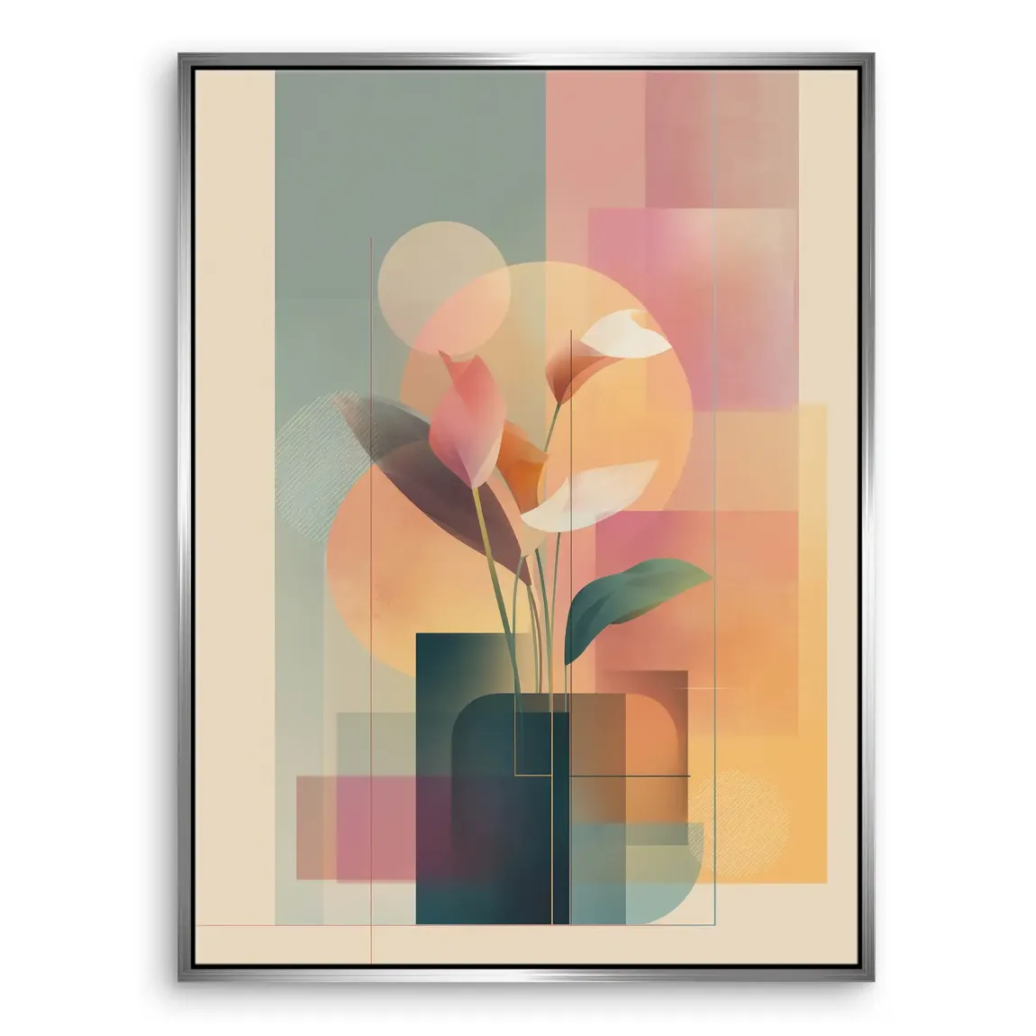 Light Garden Abstrakt Leinwand Bild