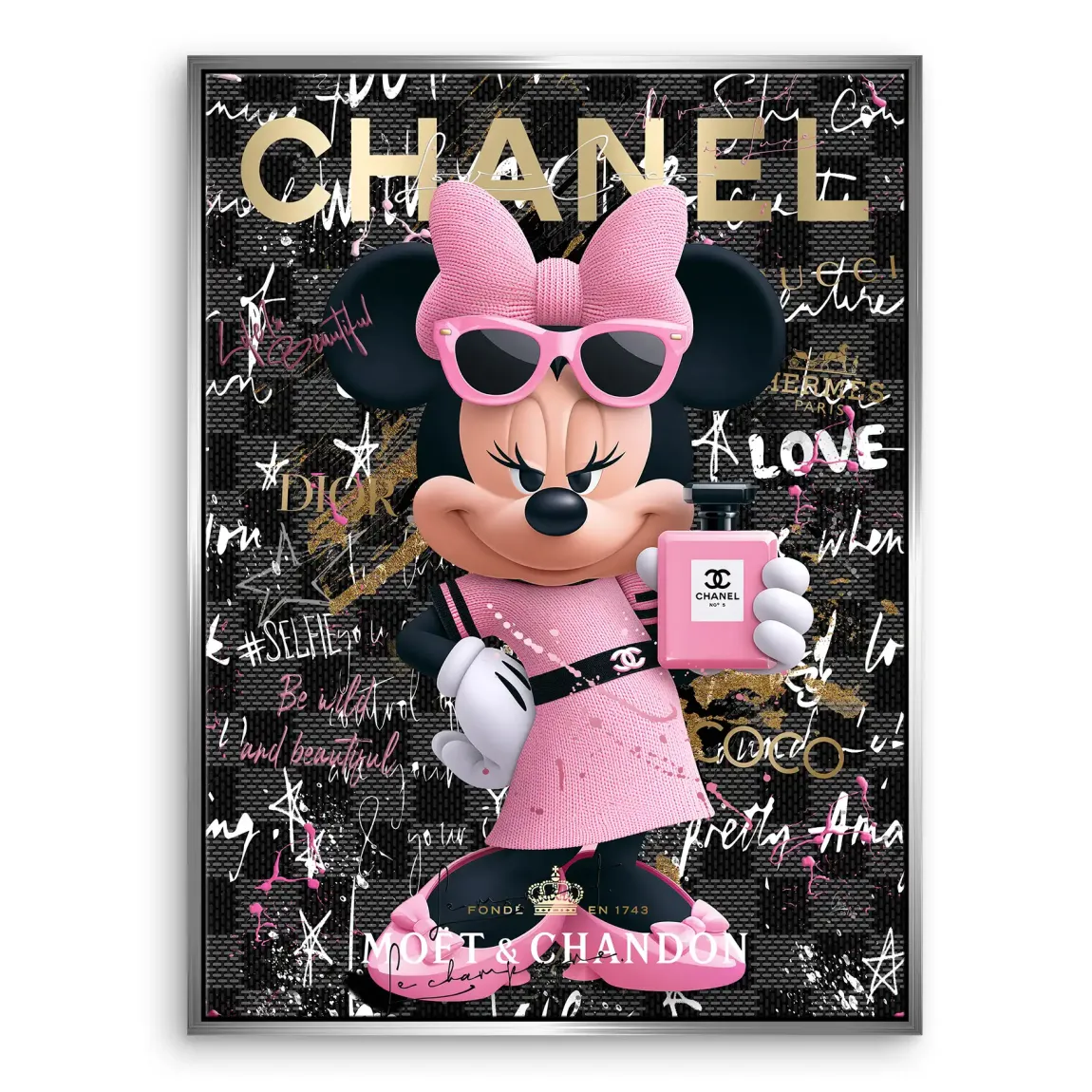Minnie Couture Leinwand Bild