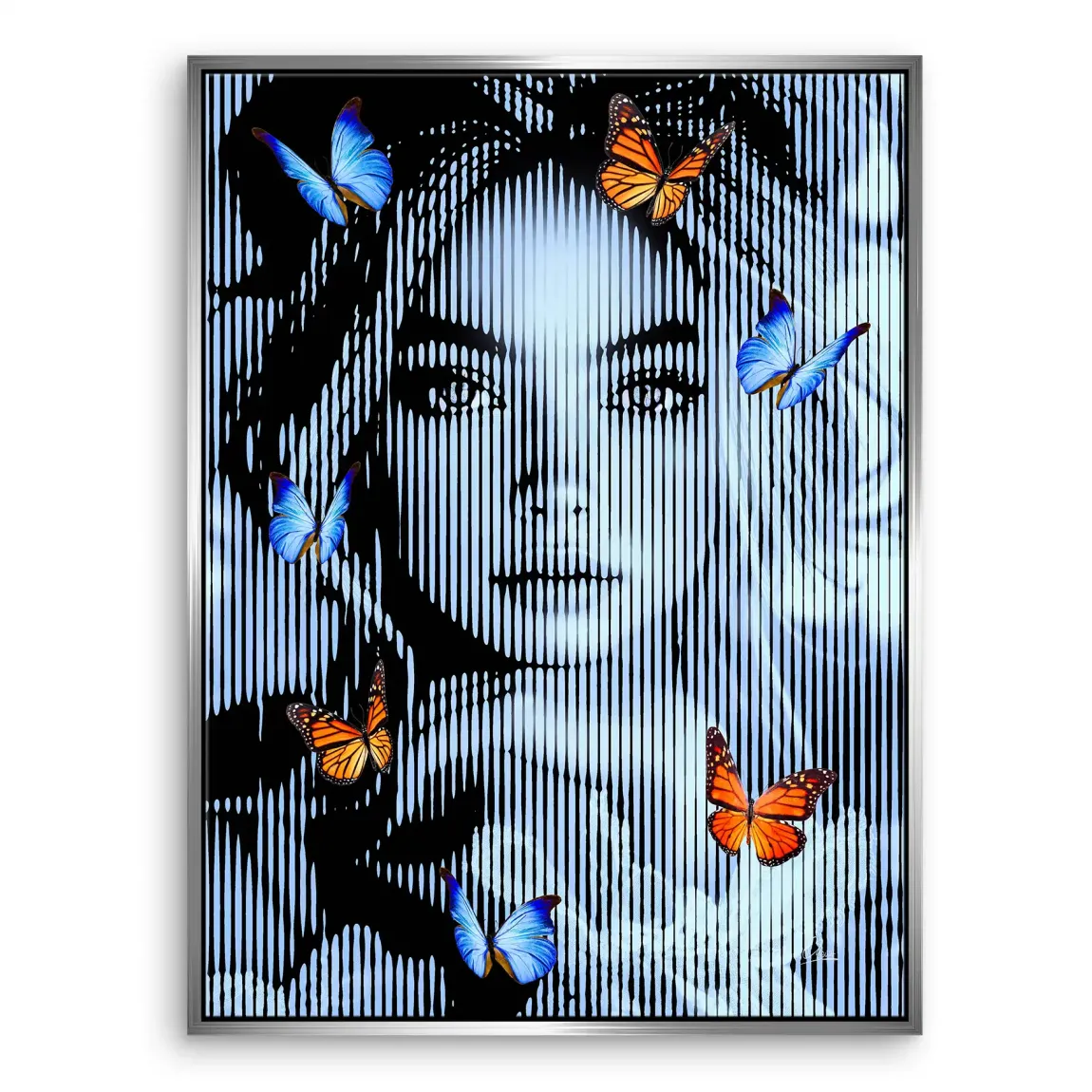 Flüstern der Schmetterlinge Leinwand Bild INGALERIE