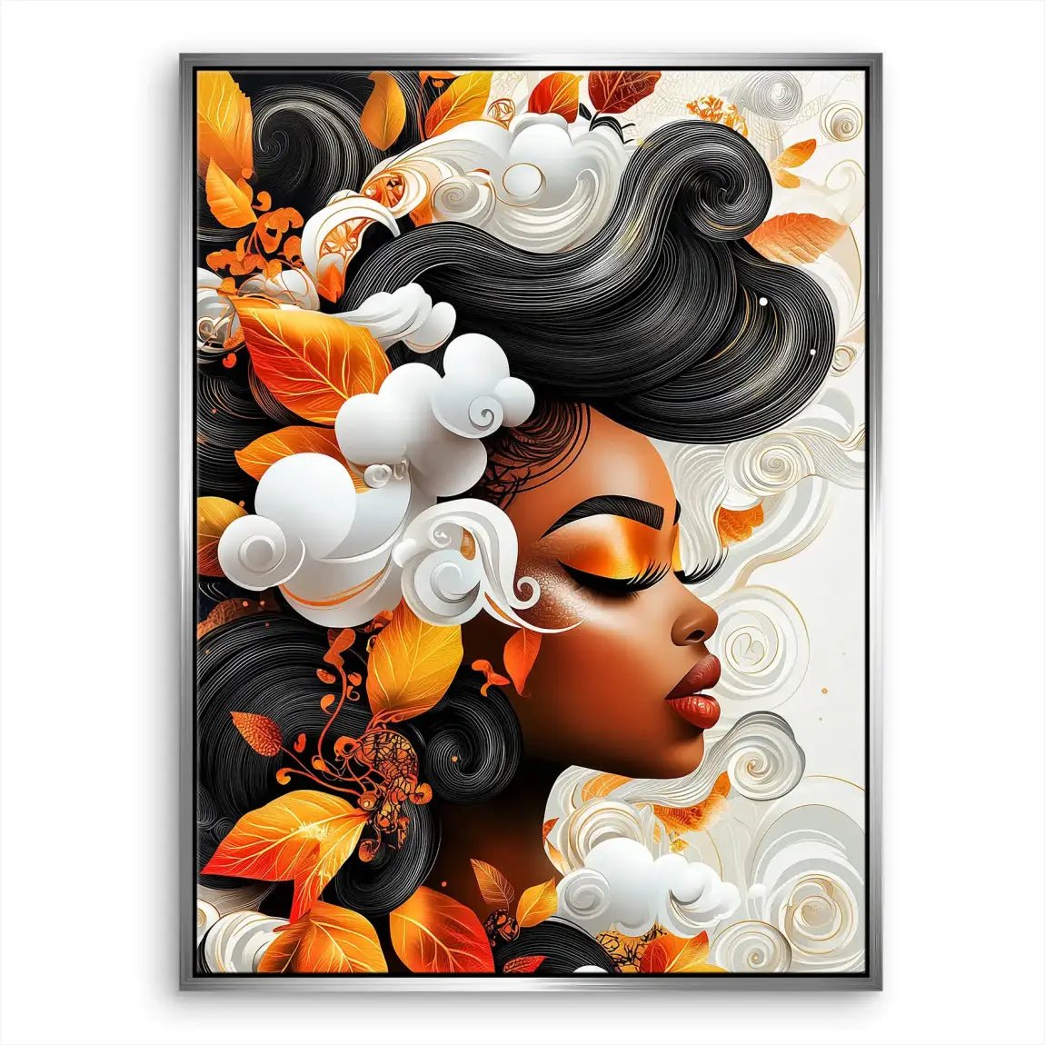 Black is Beauty Nr.11 Leinwand Bild INGALERIE