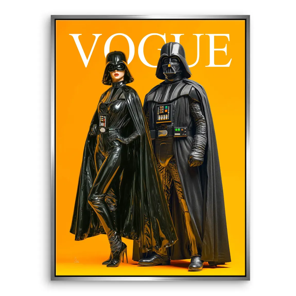 Galactic Vogue Darth Vader Leinwand Bild