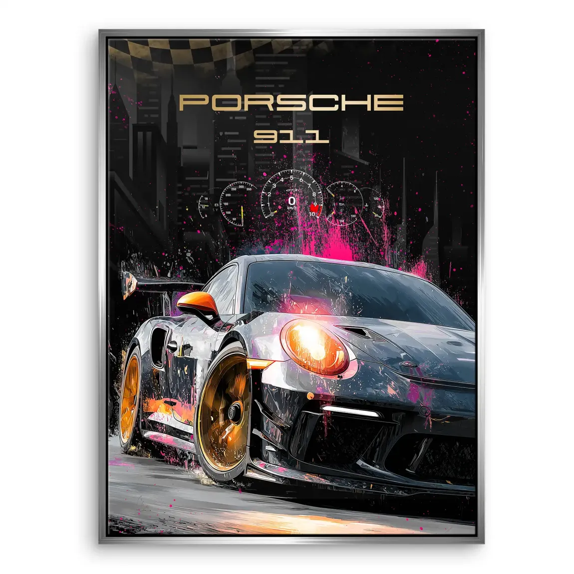 Porsche 911 GT3 Touch of Speed Leinwand Bild