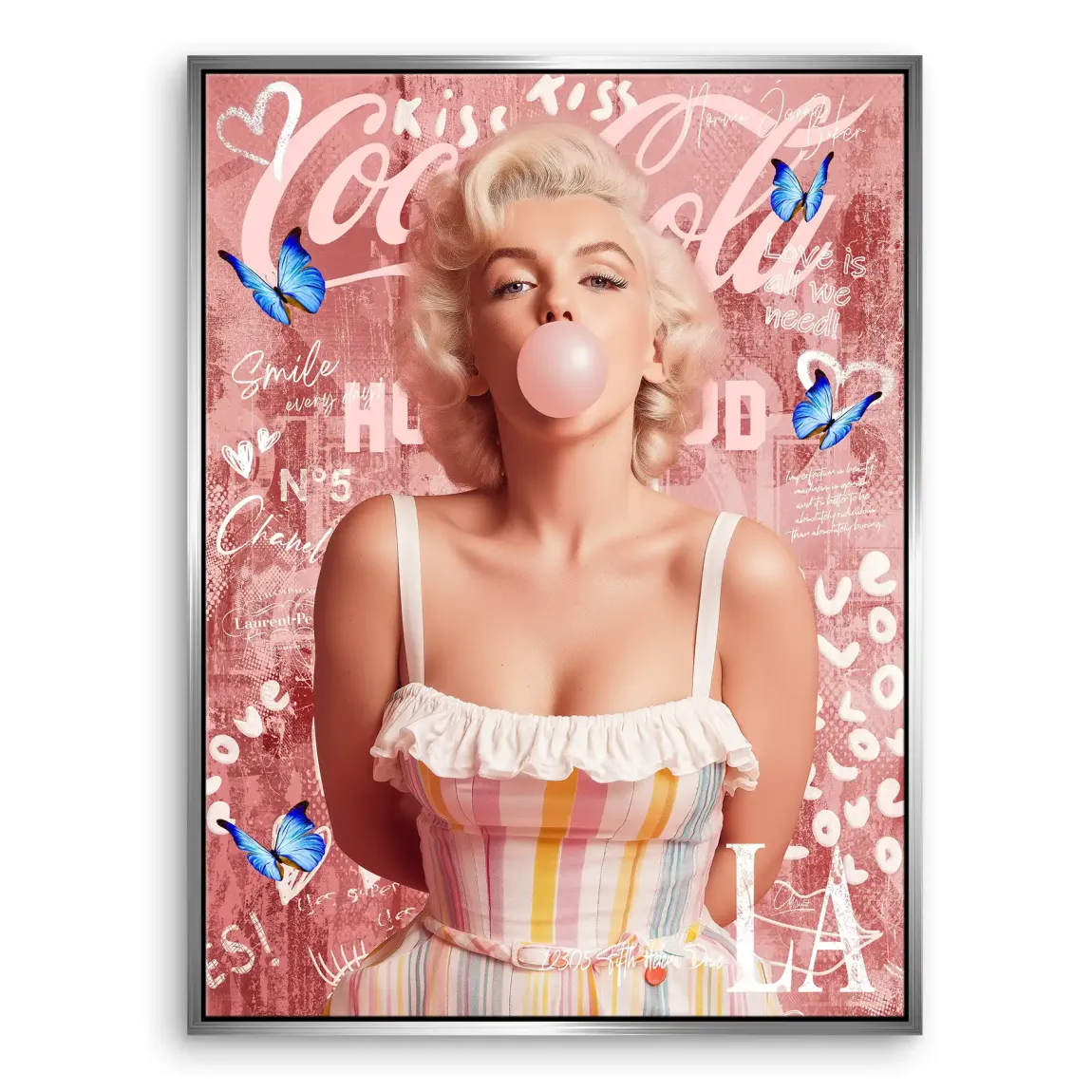 Bubble Pop Hollywood Leinwand Bild INGALERIE