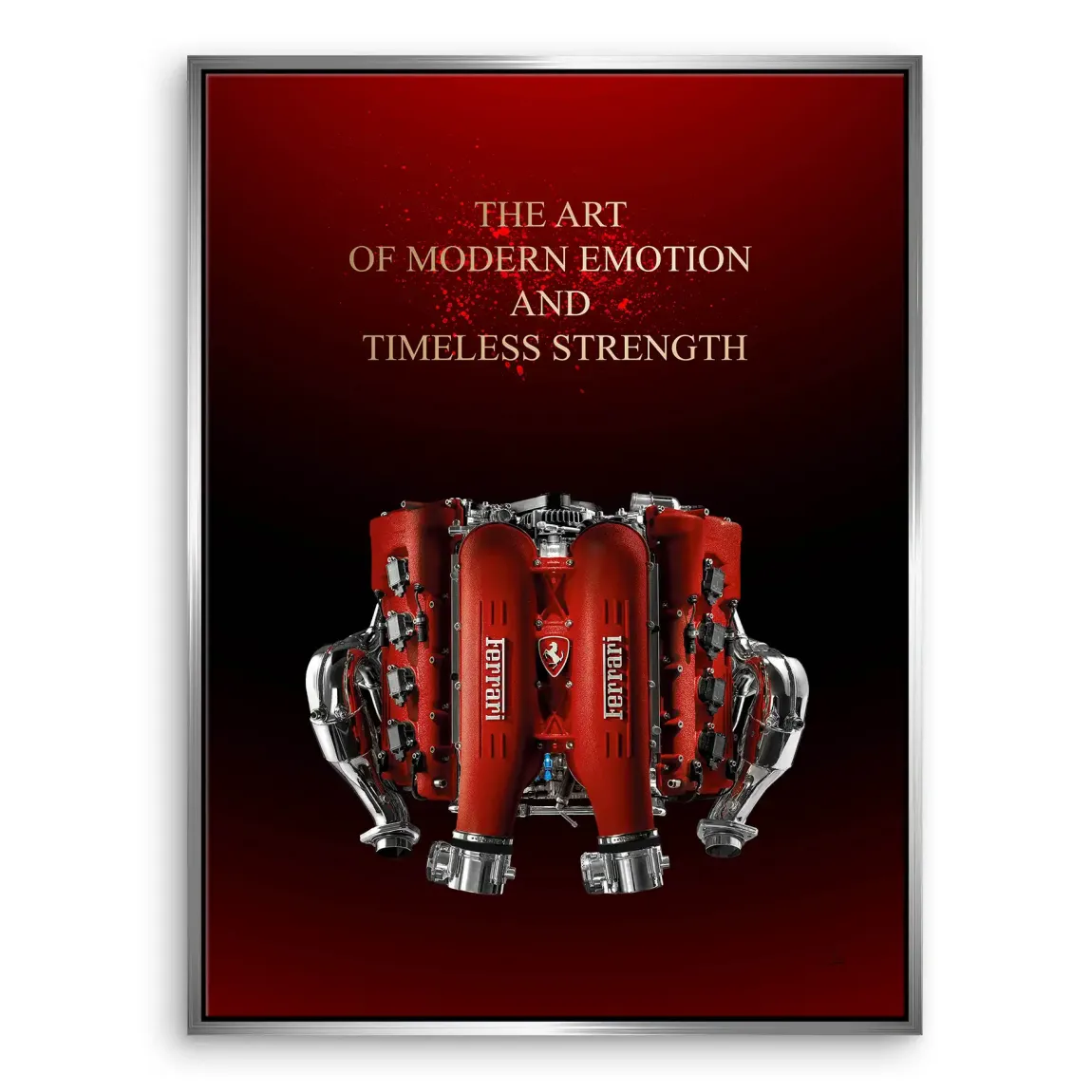Ferrari Heart of Speed Leinwand Bild