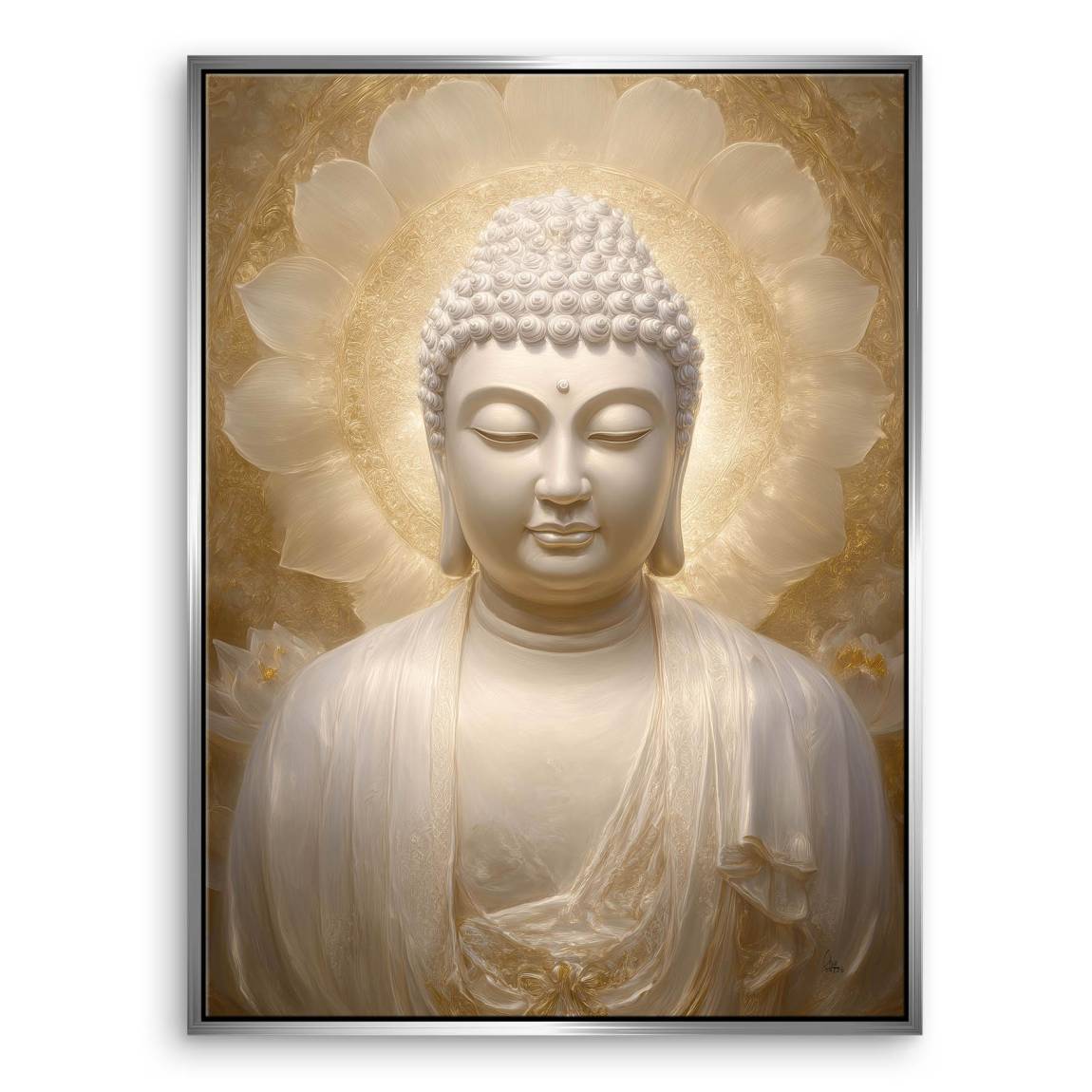 Goldener Buddha Leinwand Bild
