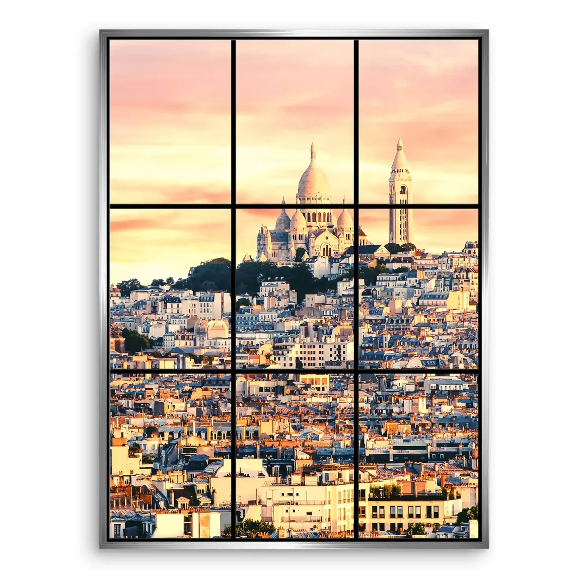 Sunrise Montmartre Paris Leinwand Bild