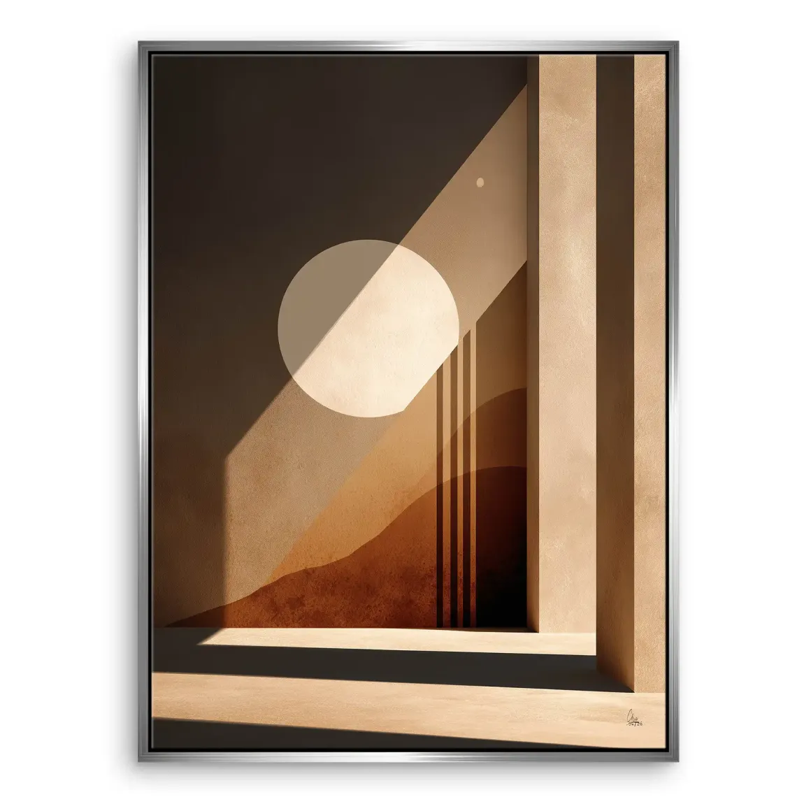 Sonnenbogen Architektur Leinwand Bild