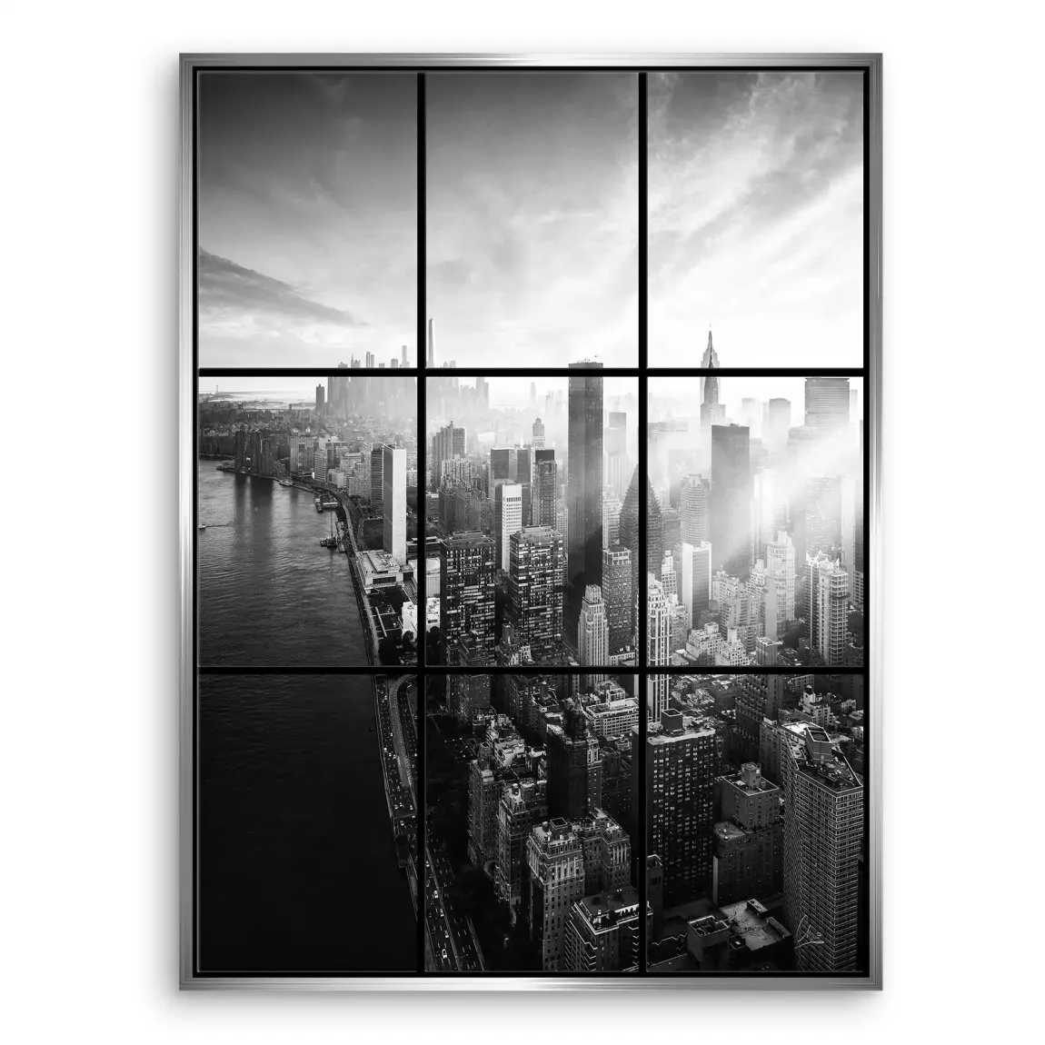 Silent Heights New York Leinwand Bild