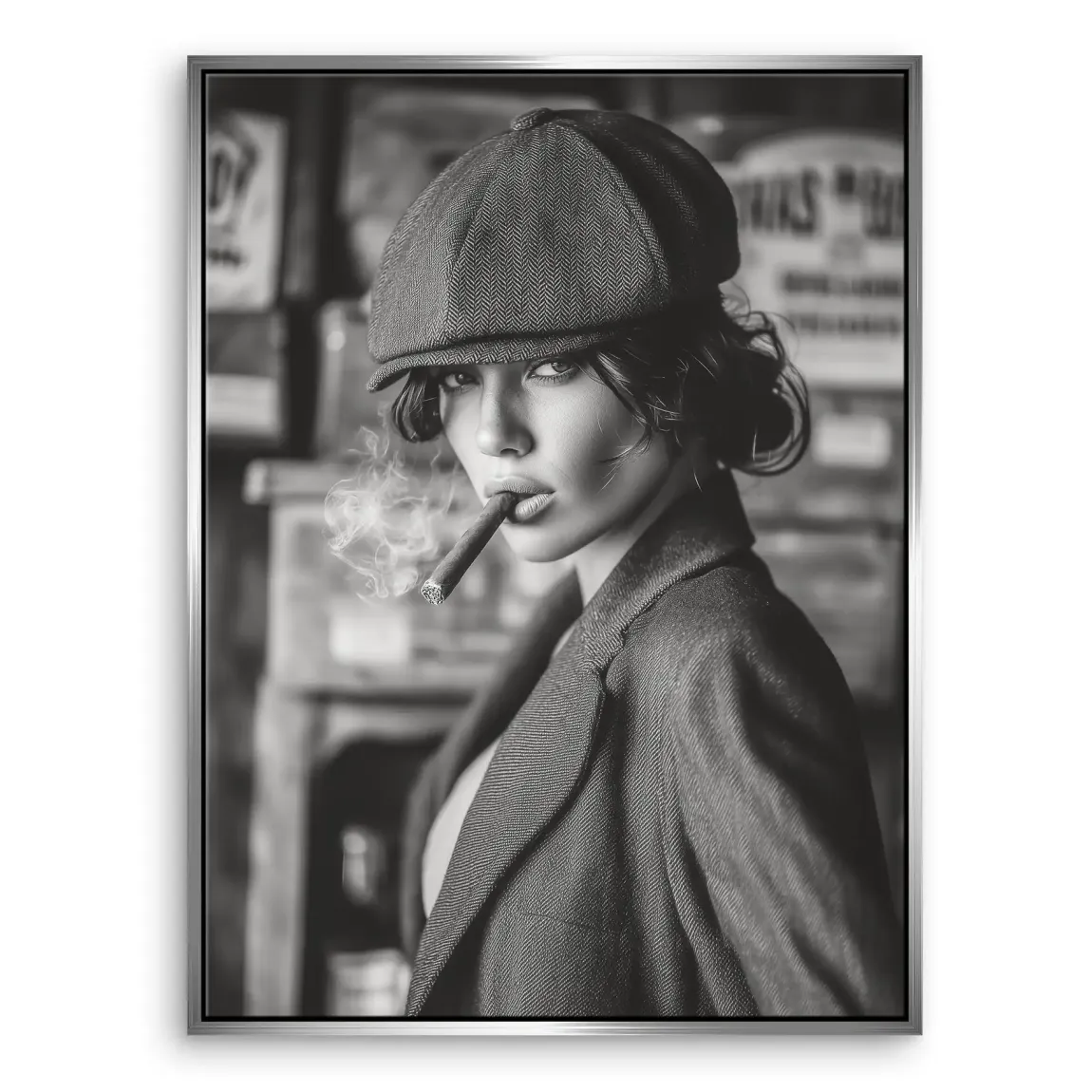 Beauty Smoke Affairs Leinwand Bild INGALERIE