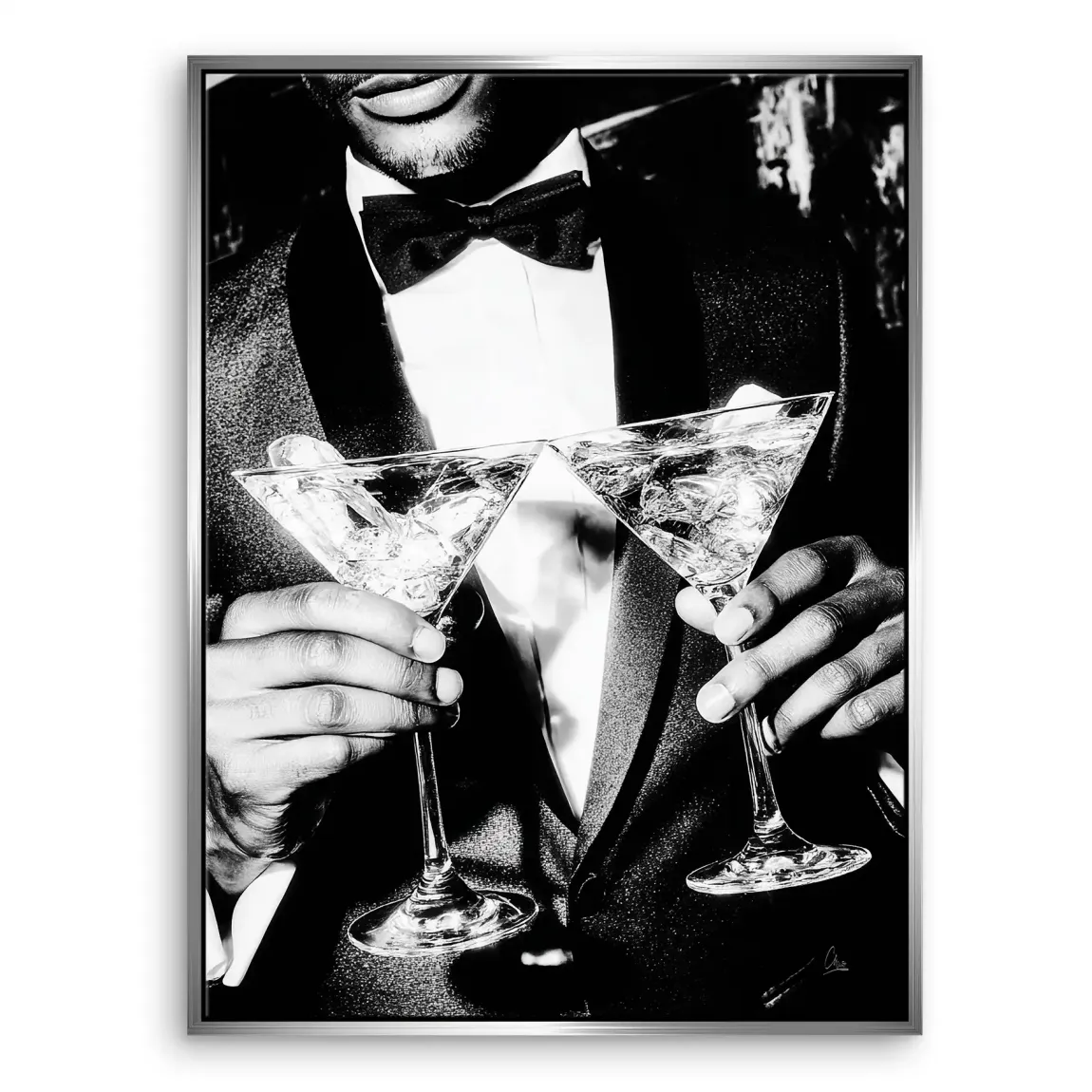 Gentleman Style Leinwand Bild