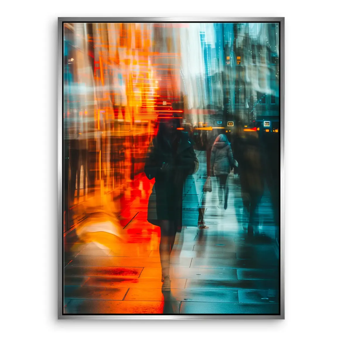 Stadtlichter Leinwand Bild INGALERIE