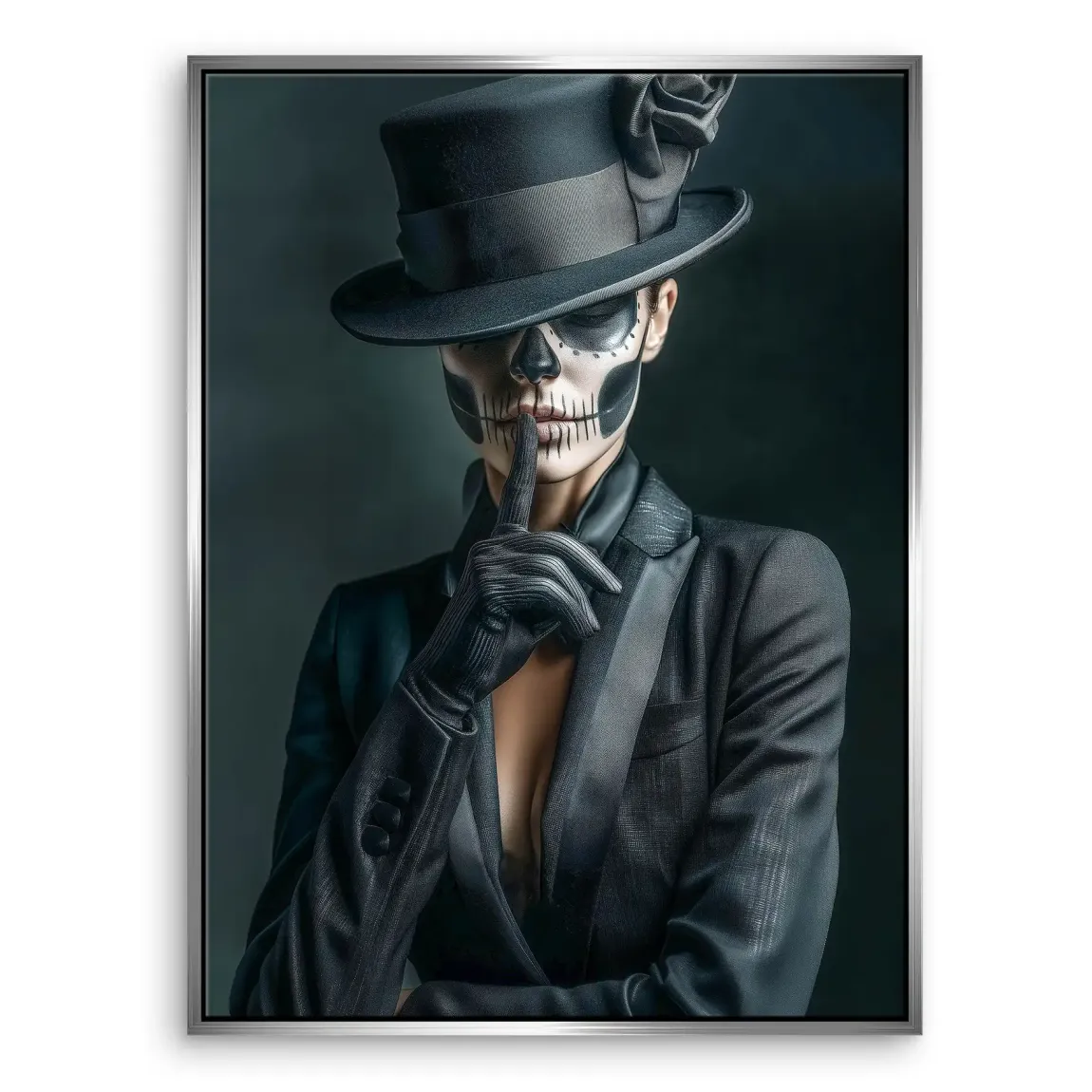 Silent la Catrina Leinwand Bild INGALERIE