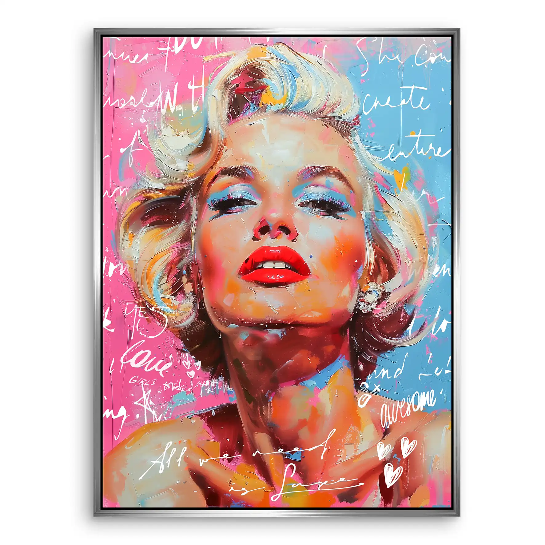 Marilyn Need Luxe Leinwand Bild INGALERIE