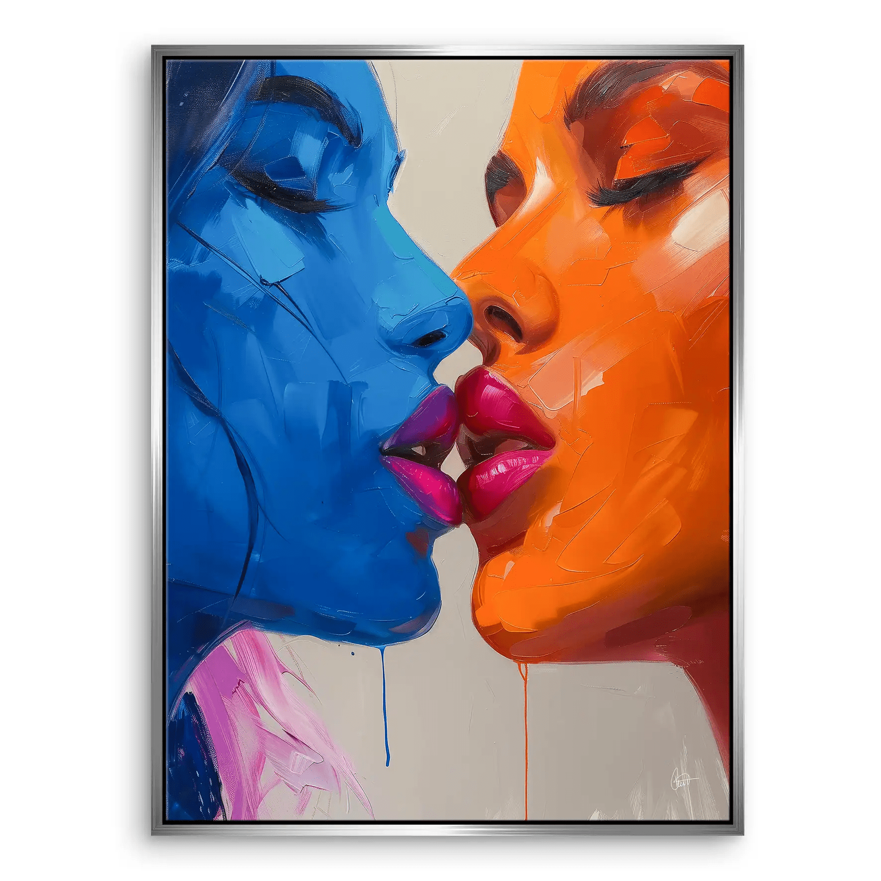 Sweet Kiss Leinwand Bild INGALERIE
