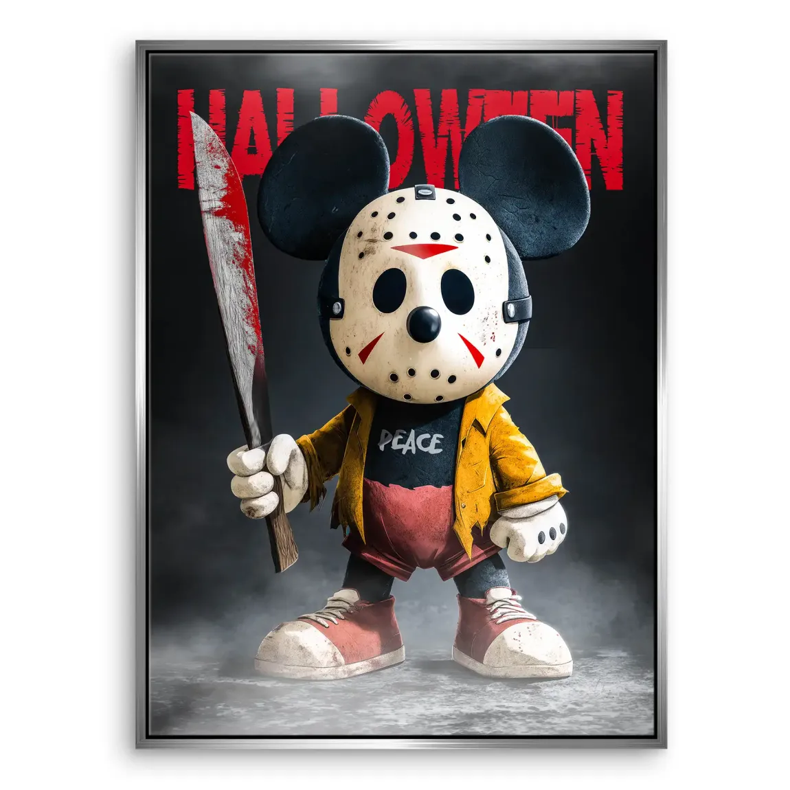Midnight Micky Mouse Leinwand Bild